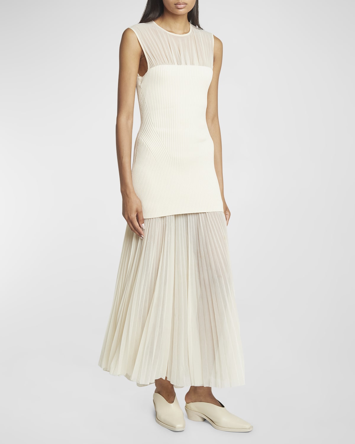 Proenza Schouler Niki Pleated Maxi Dress
