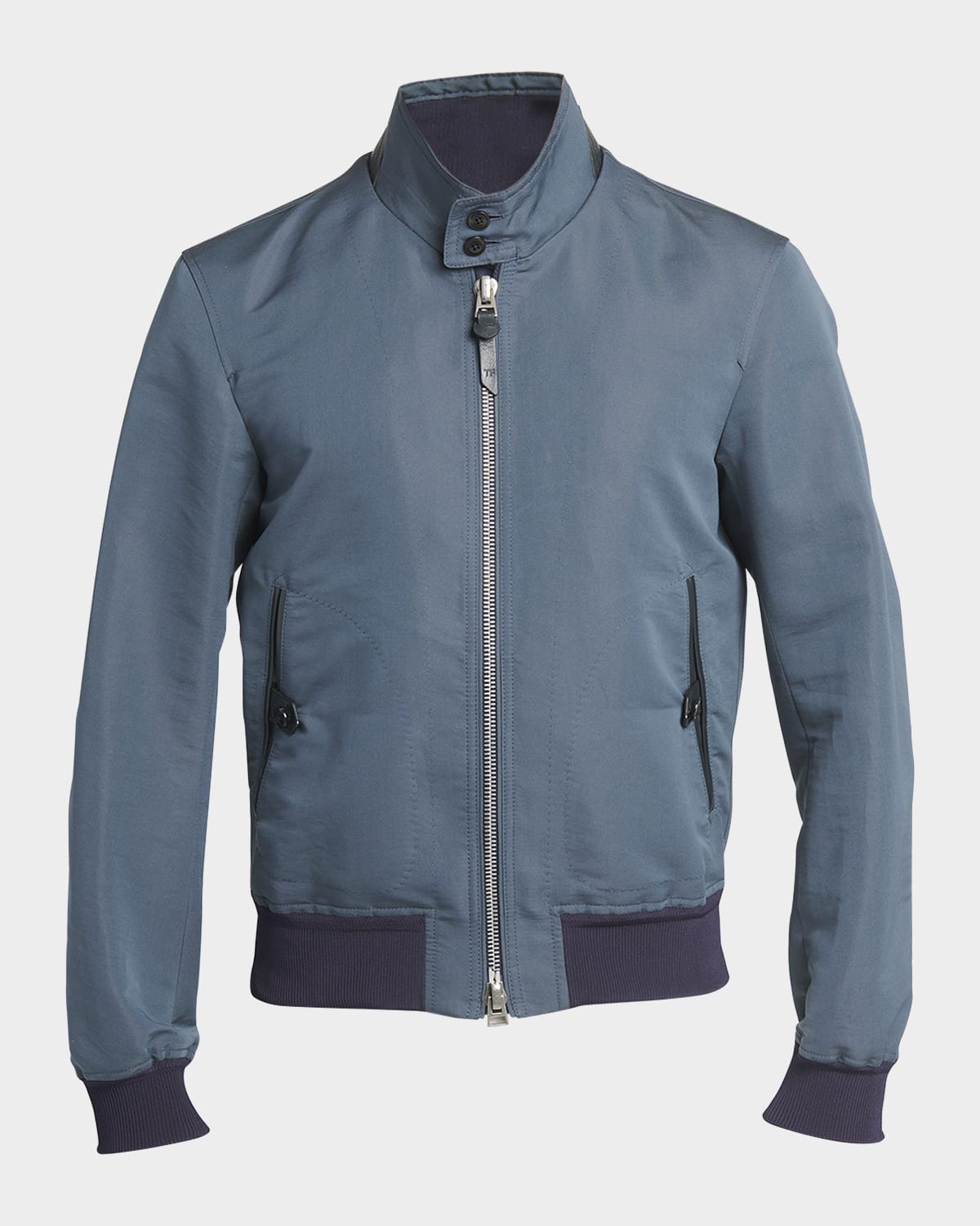 TOM FORD Men's Harrington Fine Poplin Blouson Jacket