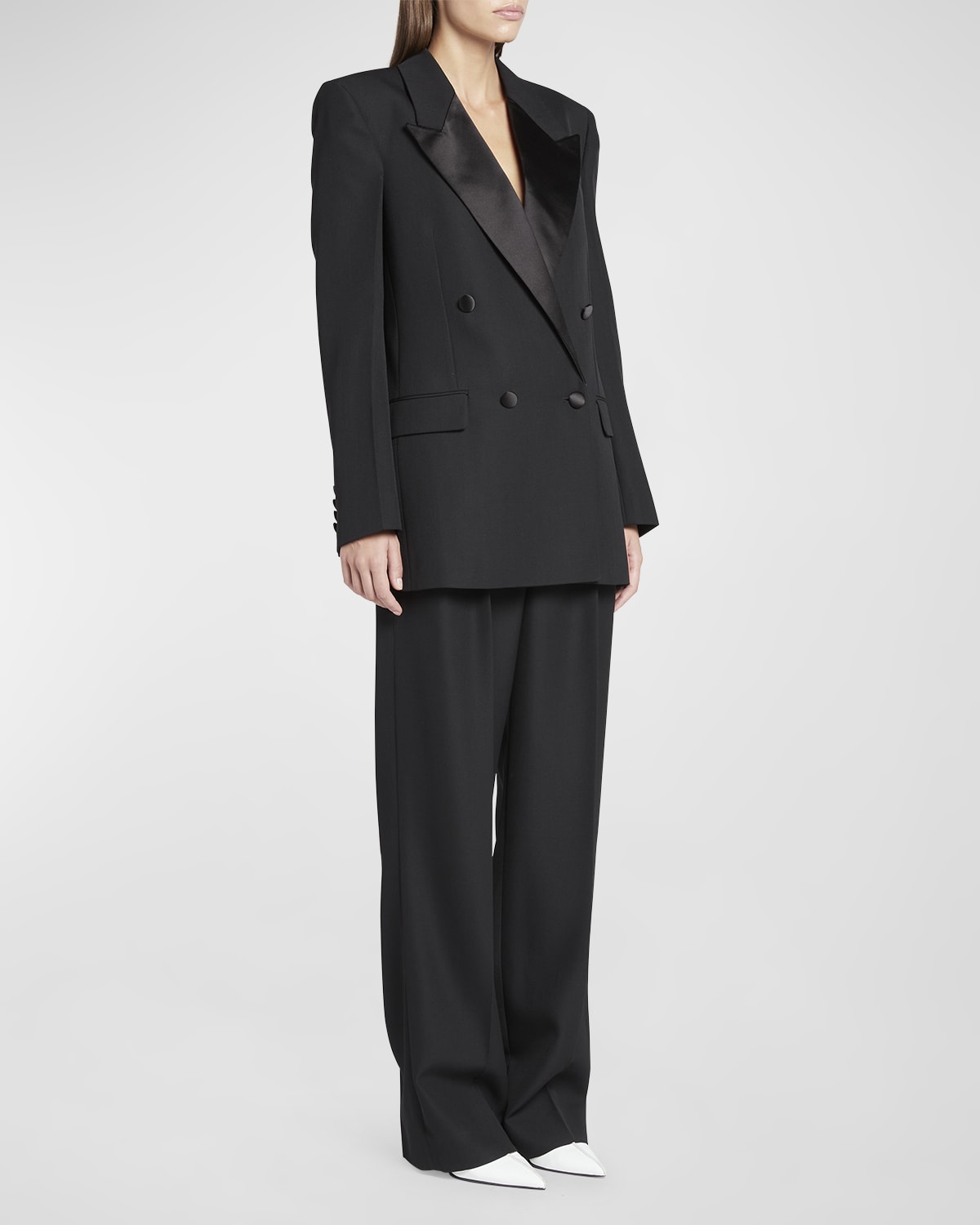 Stella McCartney Double-Breasted Tuxedo Jacket