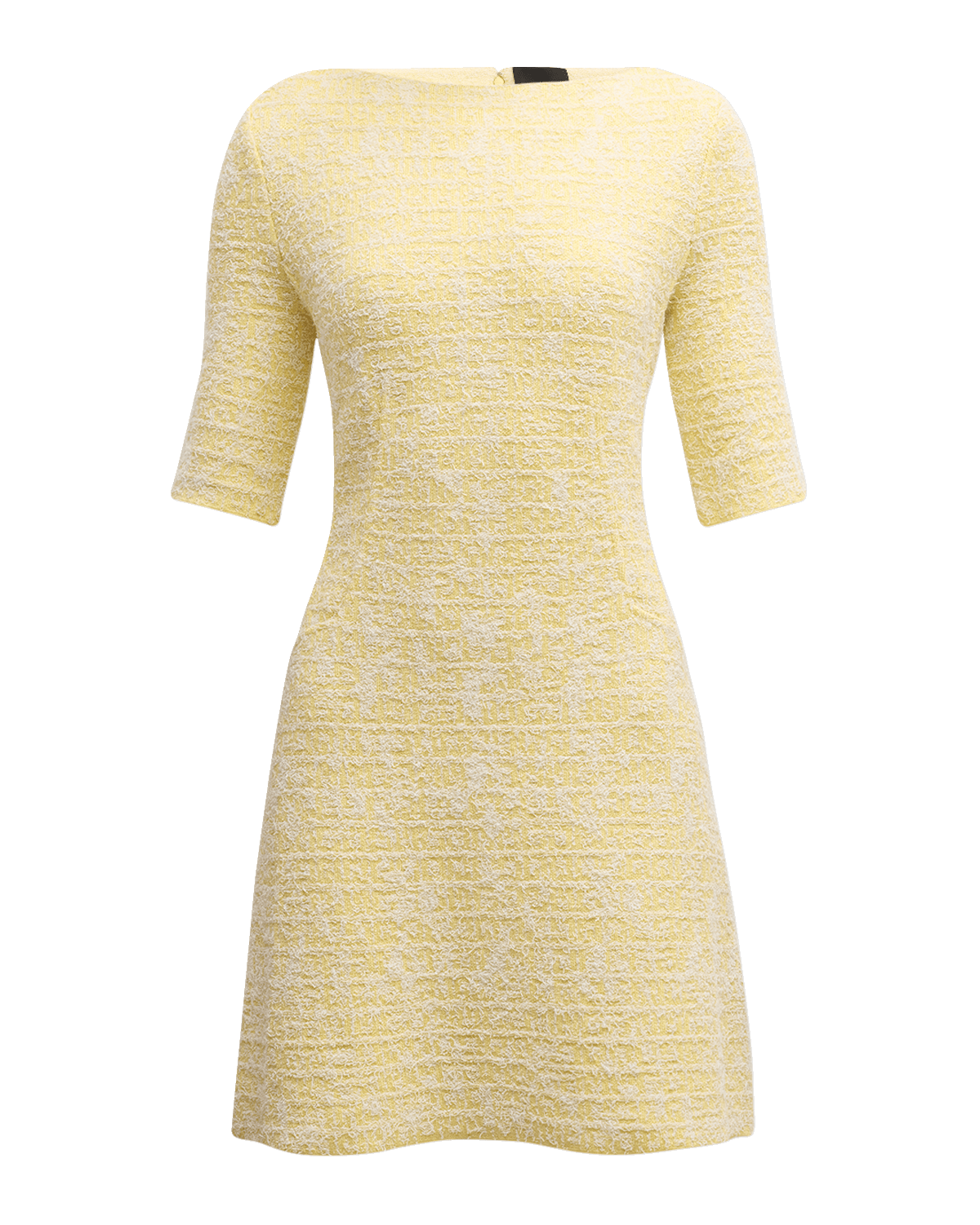 Givenchy A-Line Short Sleeve Mini Dress