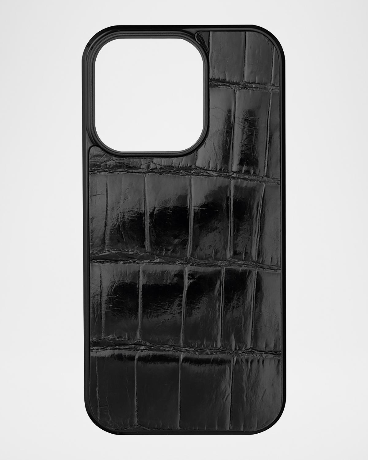 Abas Men's iPhone 14 Pro Alligator Phone Case