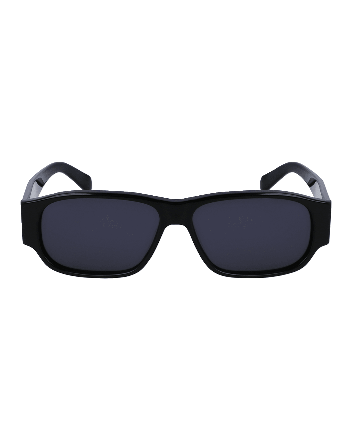 Ferragamo Men's Classic Logo Acetate Rectangle Sunglasses