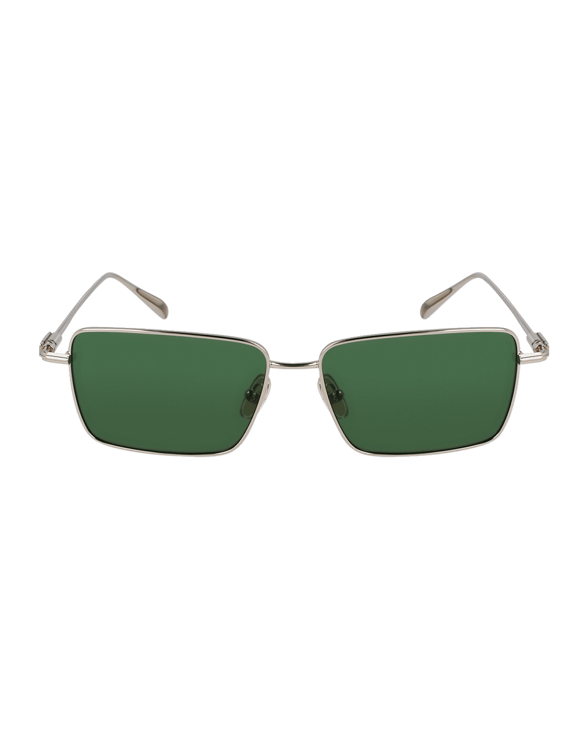 Ferragamo Men's Gancini Evolution Metal Rectangle Sunglasses