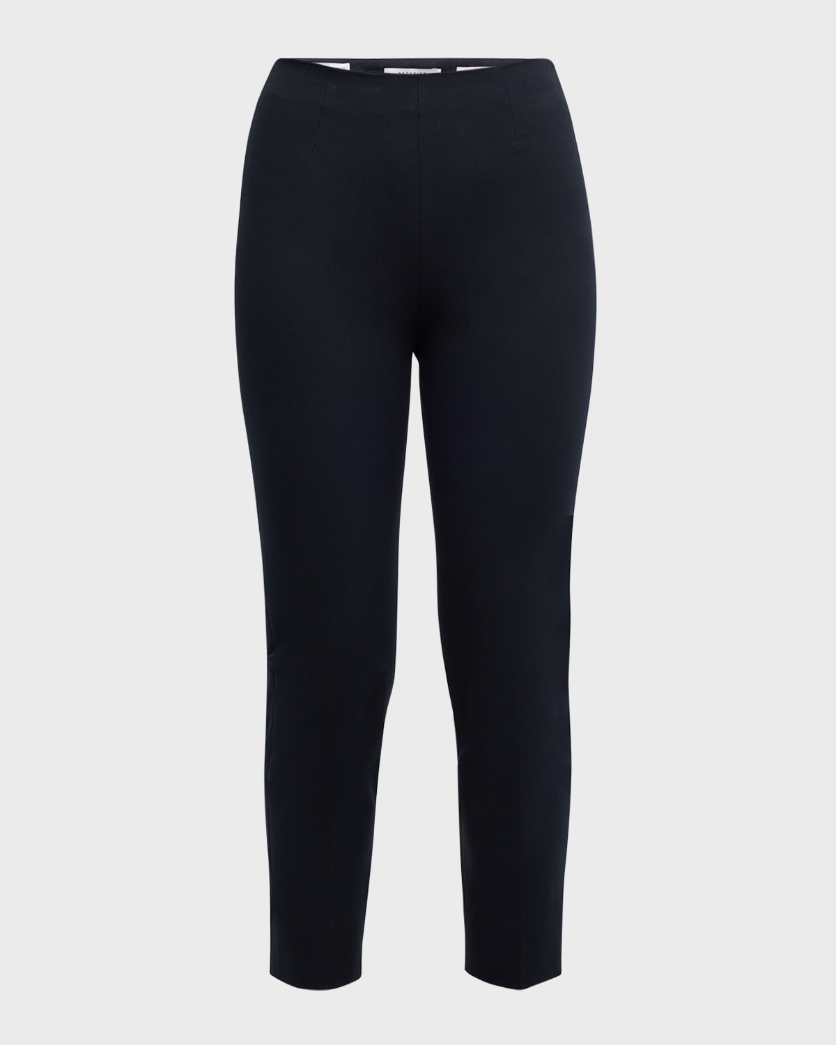 Peserico Cropped Slit-Hem Tapered Pants