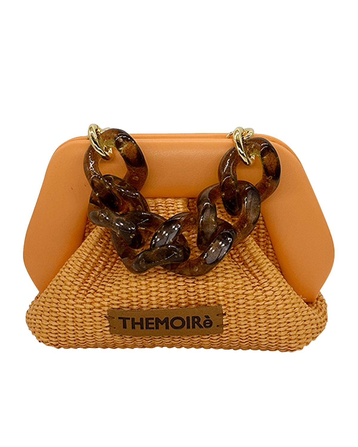 THEMOIRE Gea Eco-Fabric Chain Clutch Bag