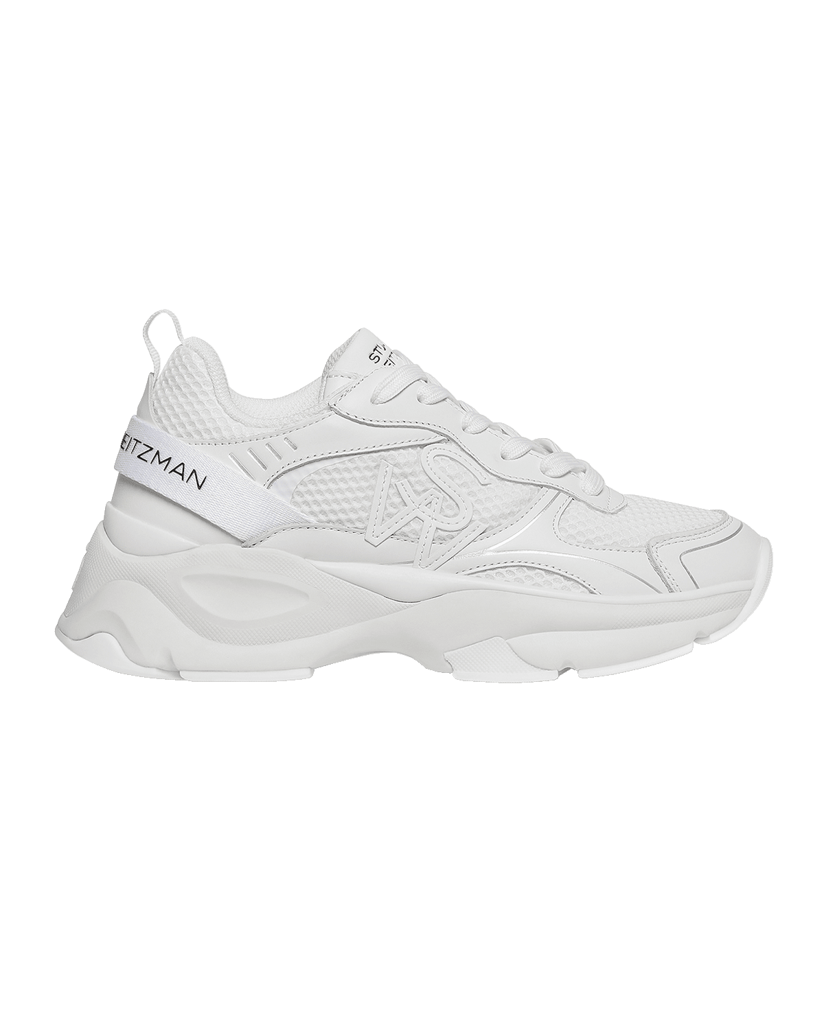 Stuart Weitzman SW Leather Trainer Sneakers