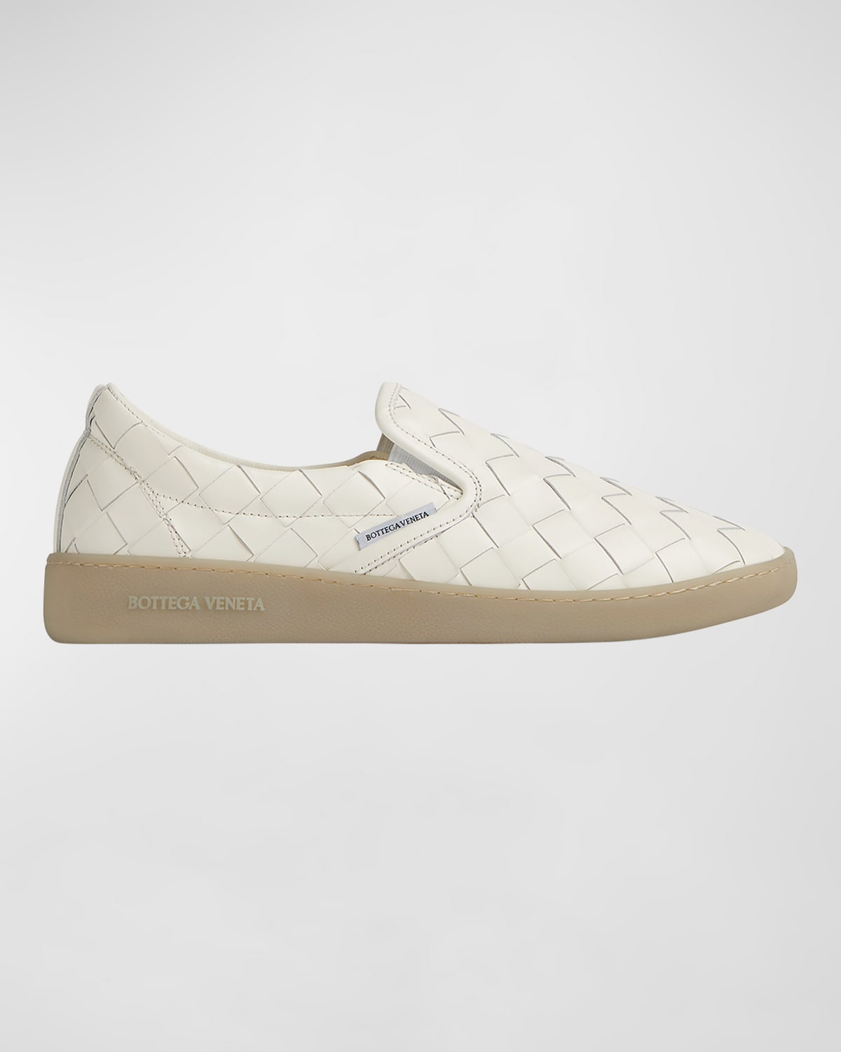 Bottega Veneta Sawyer Woven Leather Slip-On Sneakers