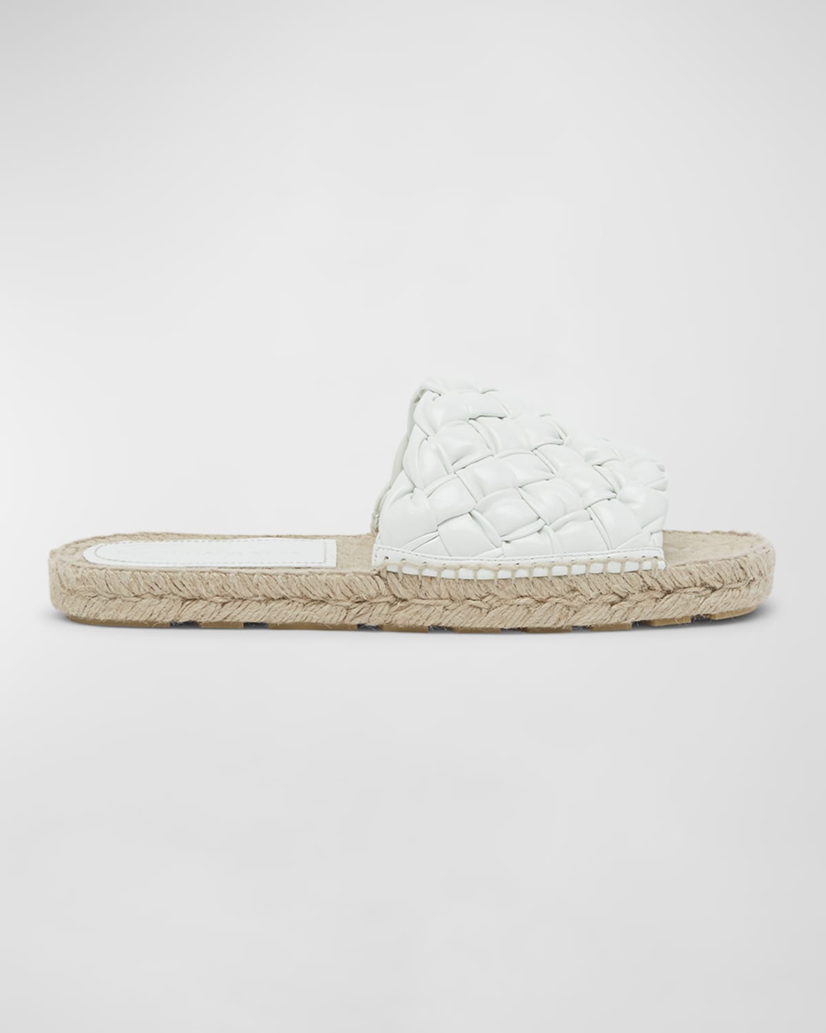 Bottega Veneta Jack Woven Napa Slide Espadrilles