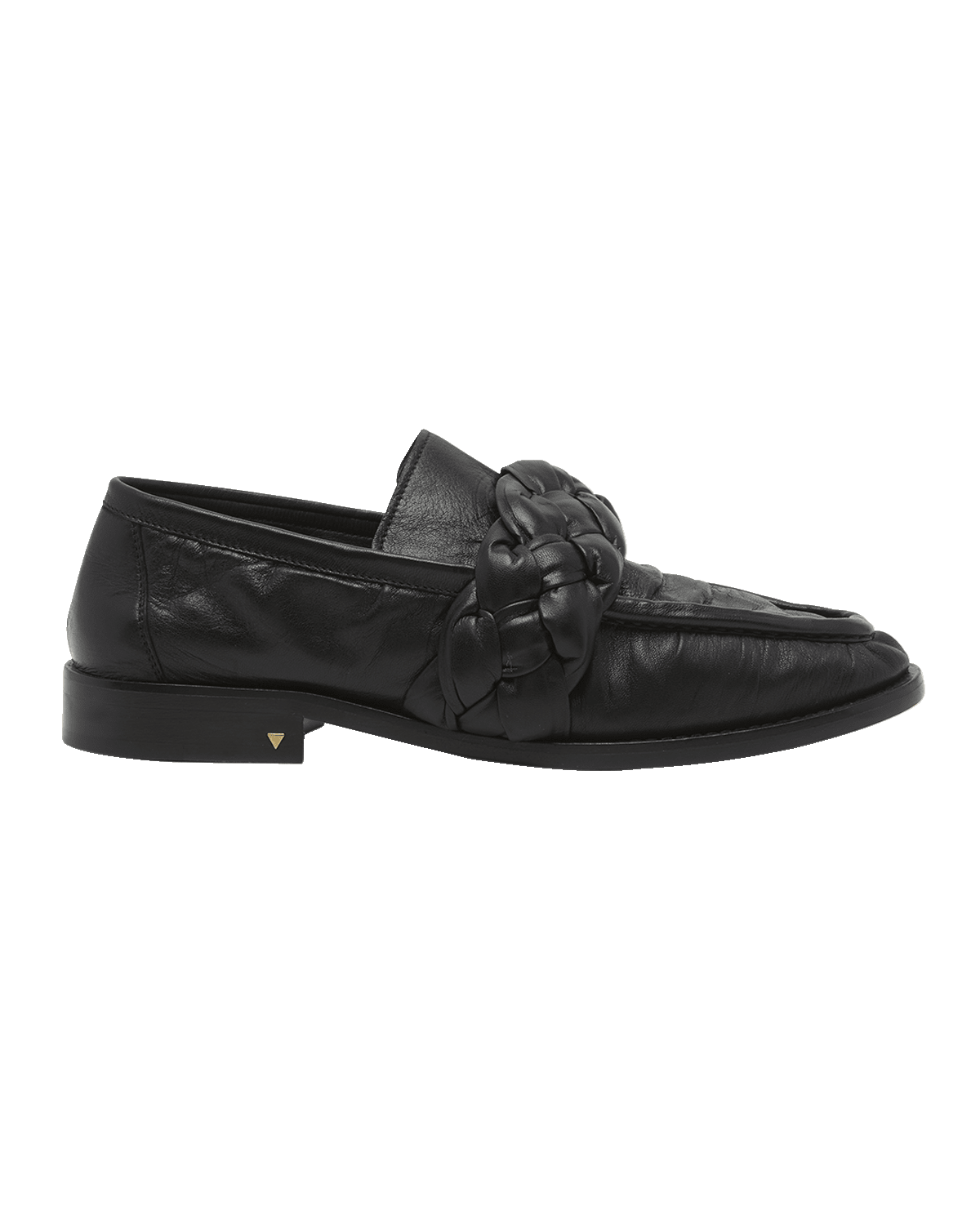 Bottega Veneta Astair Leather Braid Slip-On Loafers
