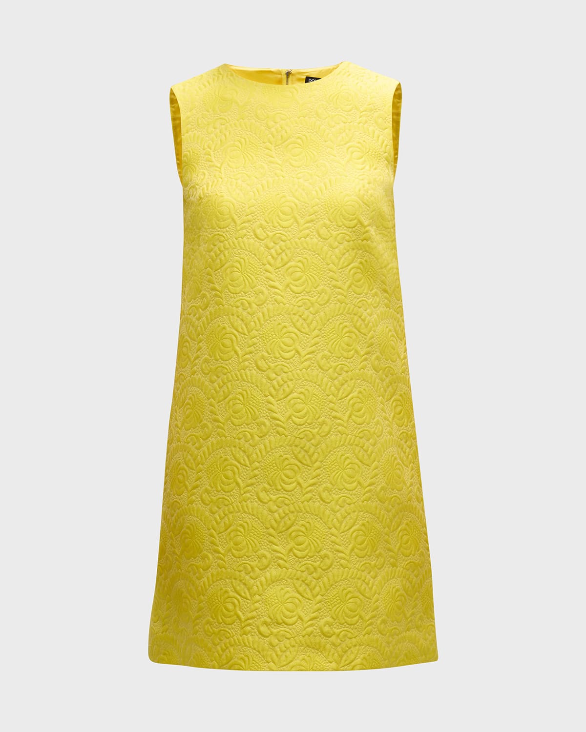 Dolce&Gabbana Matelasse Fiori Jacquard Mini Dress