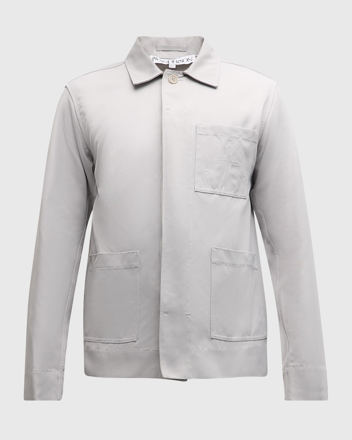 JW Anderson Men's Contrast-Seam Chore Jacket