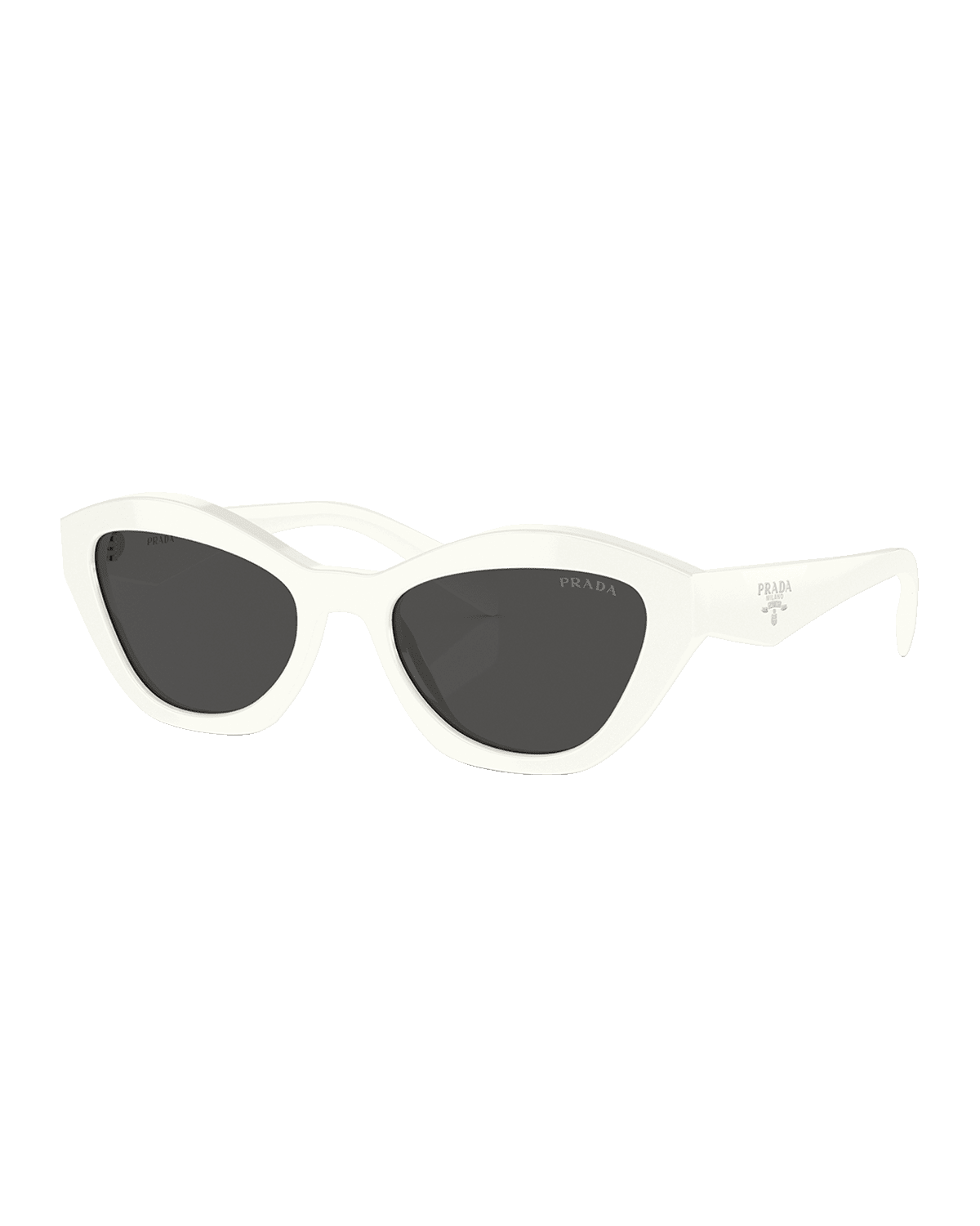 Prada Triangle Logo Acetate Butterfly Sunglasses