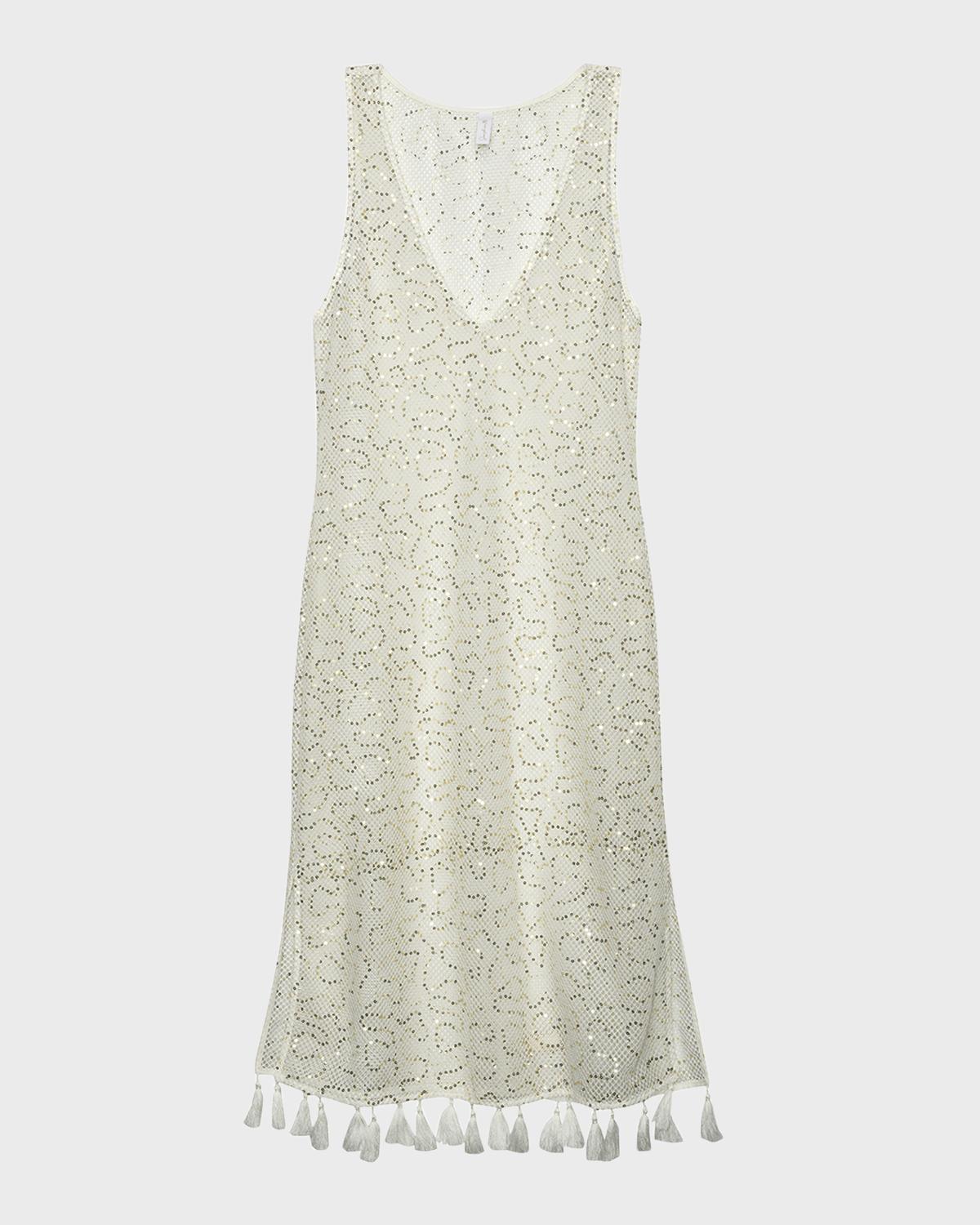 Sunshine 79 Shine Crochet Midi Dress