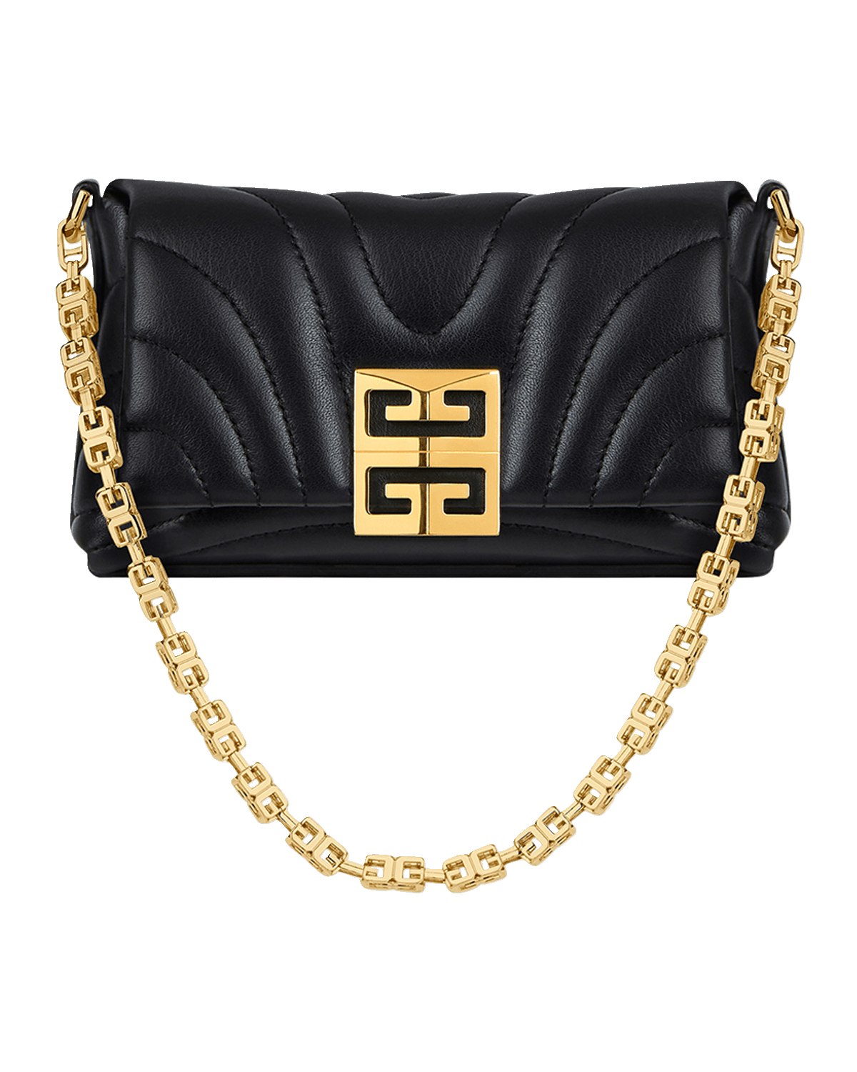 Givenchy 4G Soft Wallet on Chain in Quilted Leather