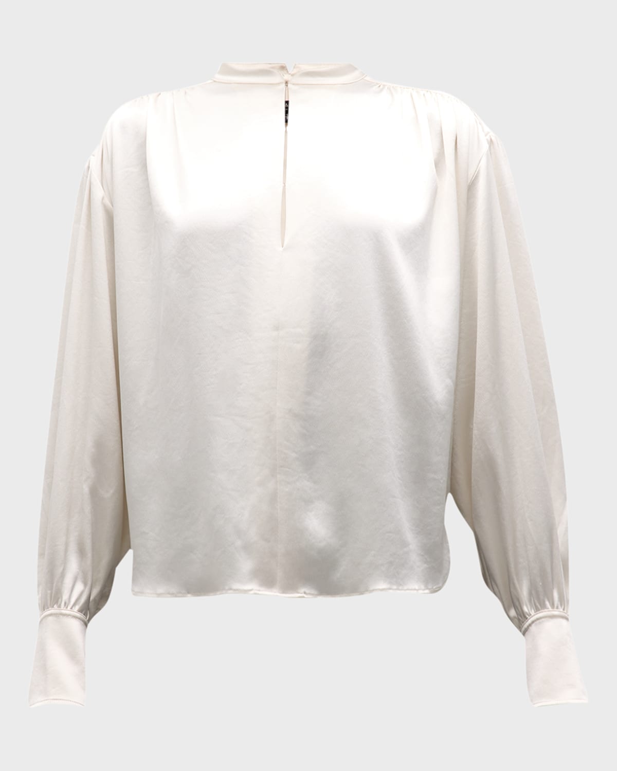 Rag & Bone Rosie Long-Sleeve Satin Top