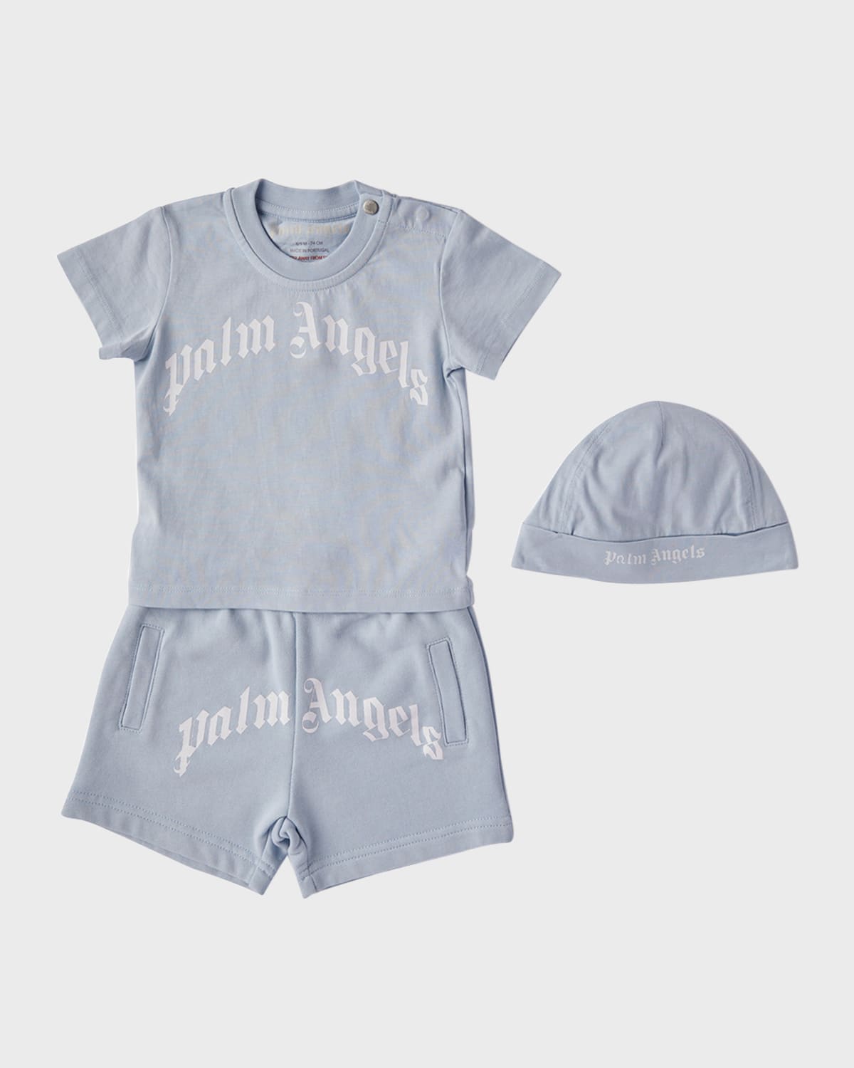 Palm Angels Boy's Logo-Print Three-Piece Gift Set, Size 3M-12M