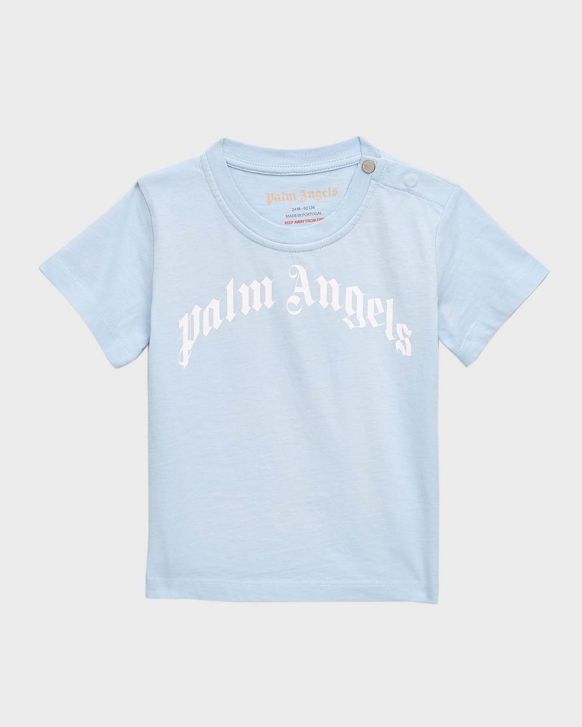 Palm Angels Boy's Curved Logo T-Shirt, Size 3M-24M
