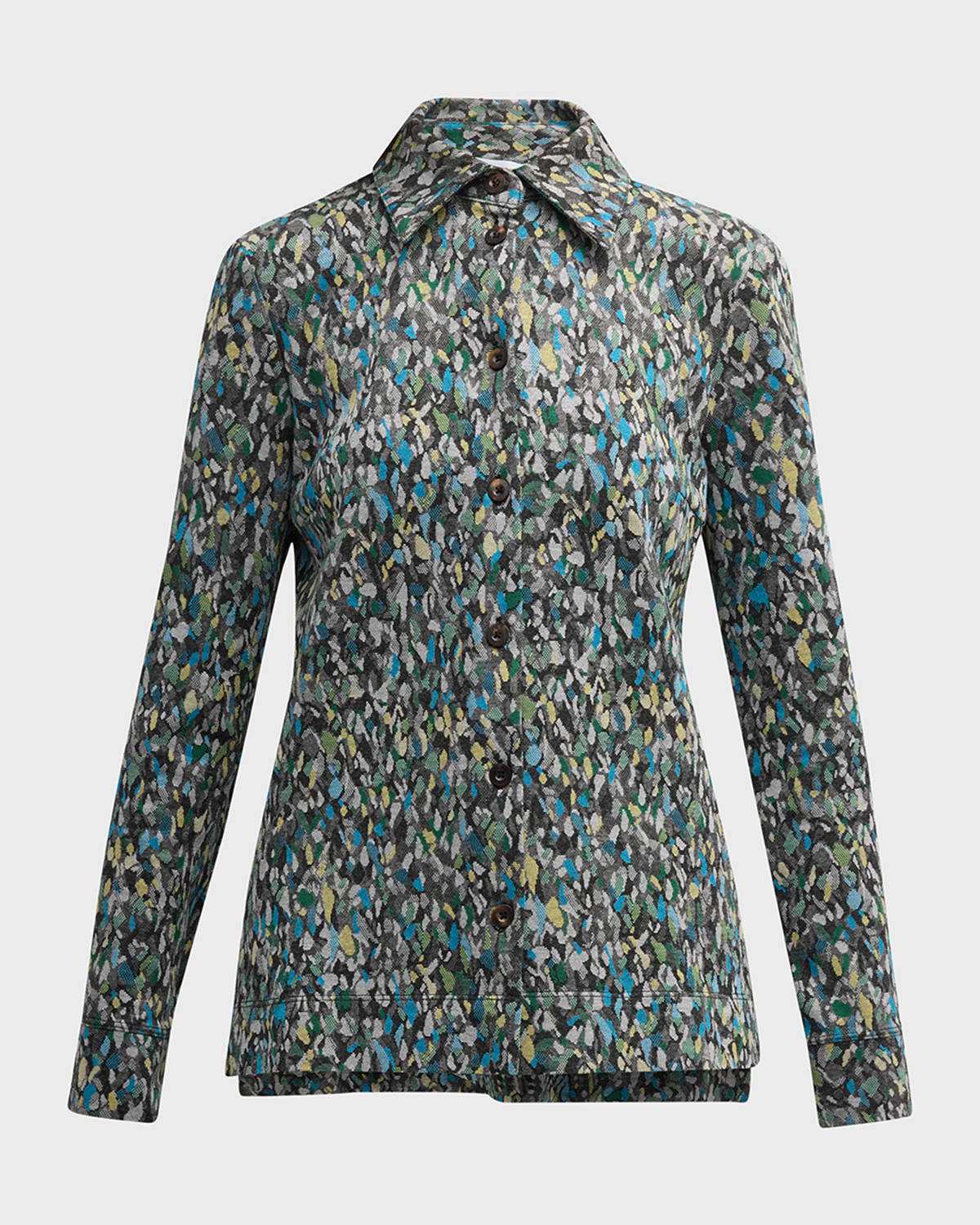 Rosetta Getty Foam Interlock Collared Shirt