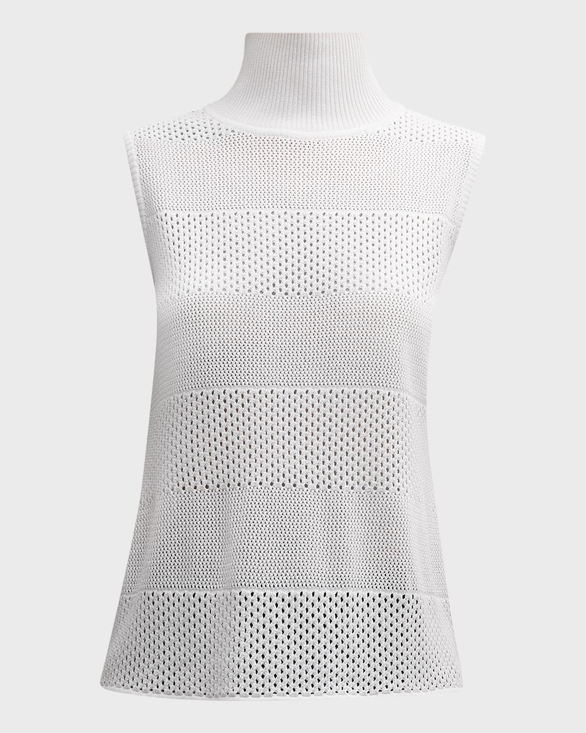 Misook Soft Knit Turtleneck Tank Top