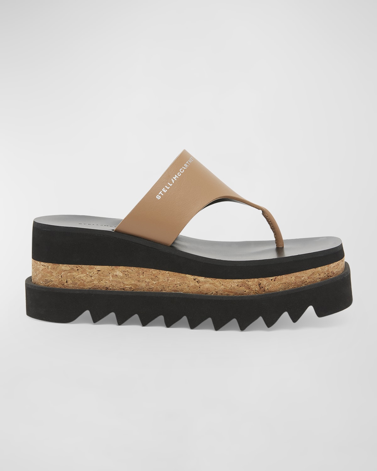 Stella McCartney Sneakelyse Vegan Platform Thong Sandals