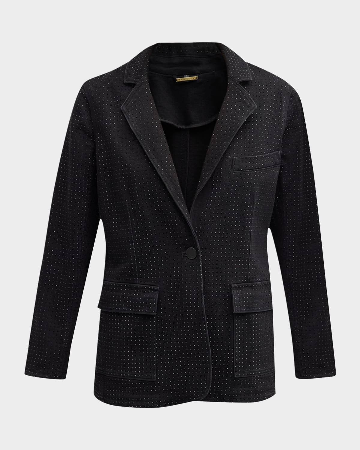 Kobi Halperin Kiera Embellished Denim Blazer Jacket