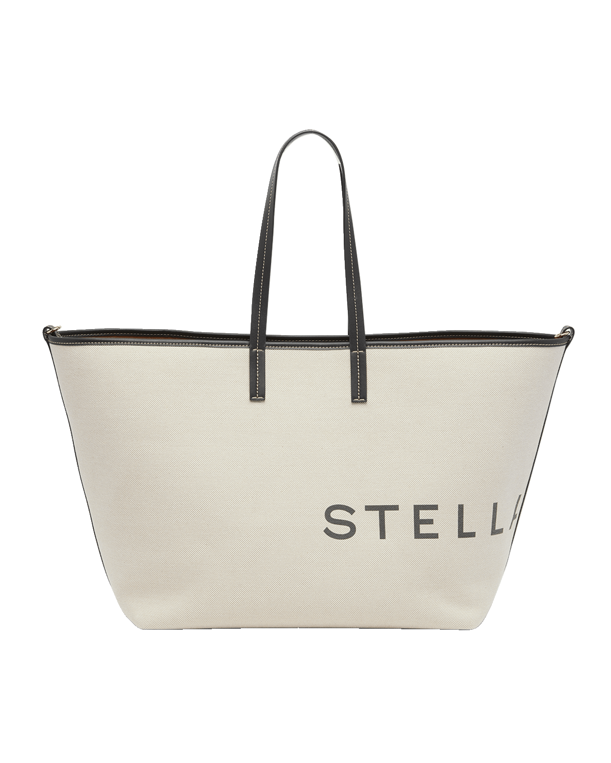 Stella McCartney XL Logo Canvas Tote Bag
