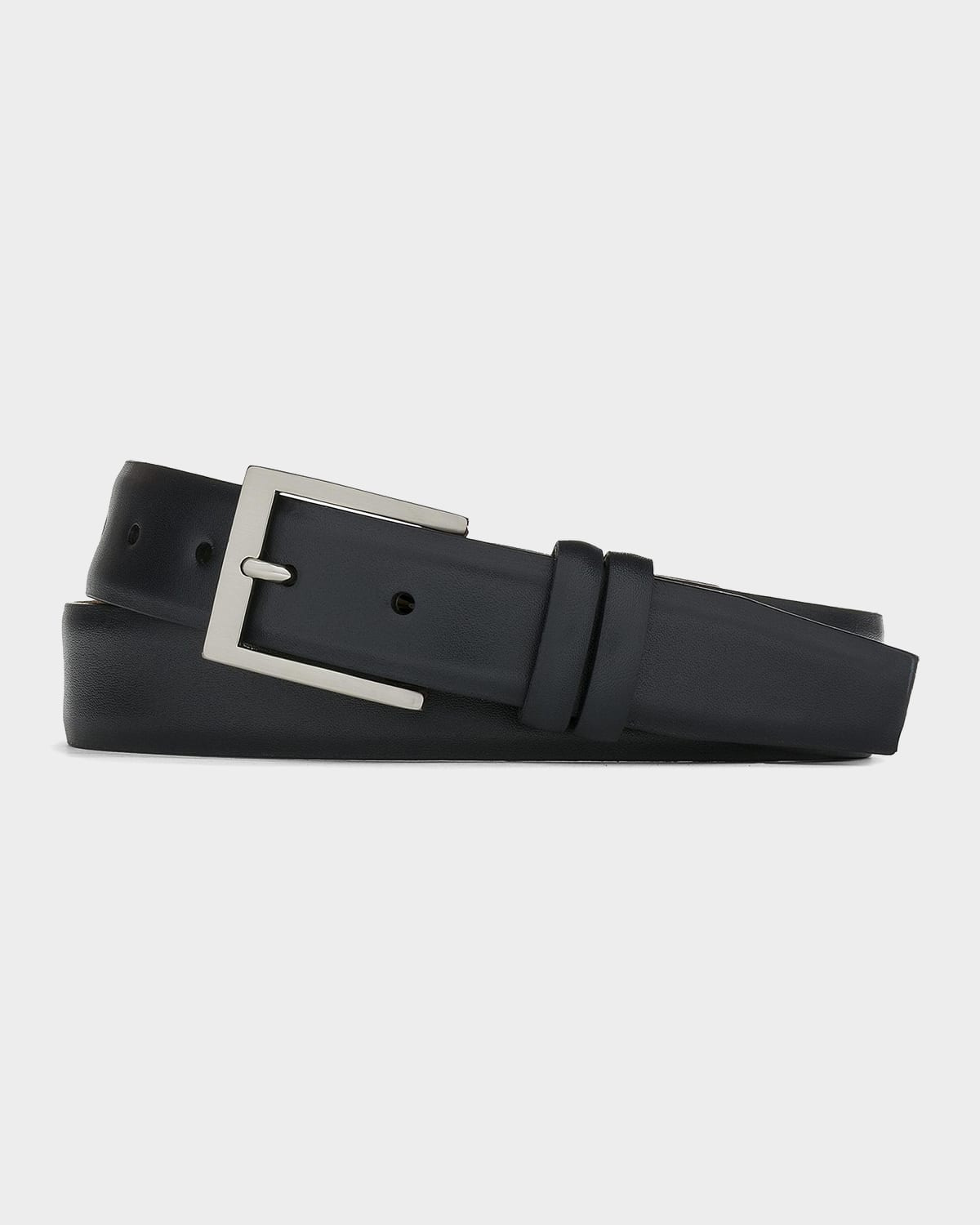 W. Kleinberg Men 's Semi-Matte Calf Leather Belt | Thumbnail 4
