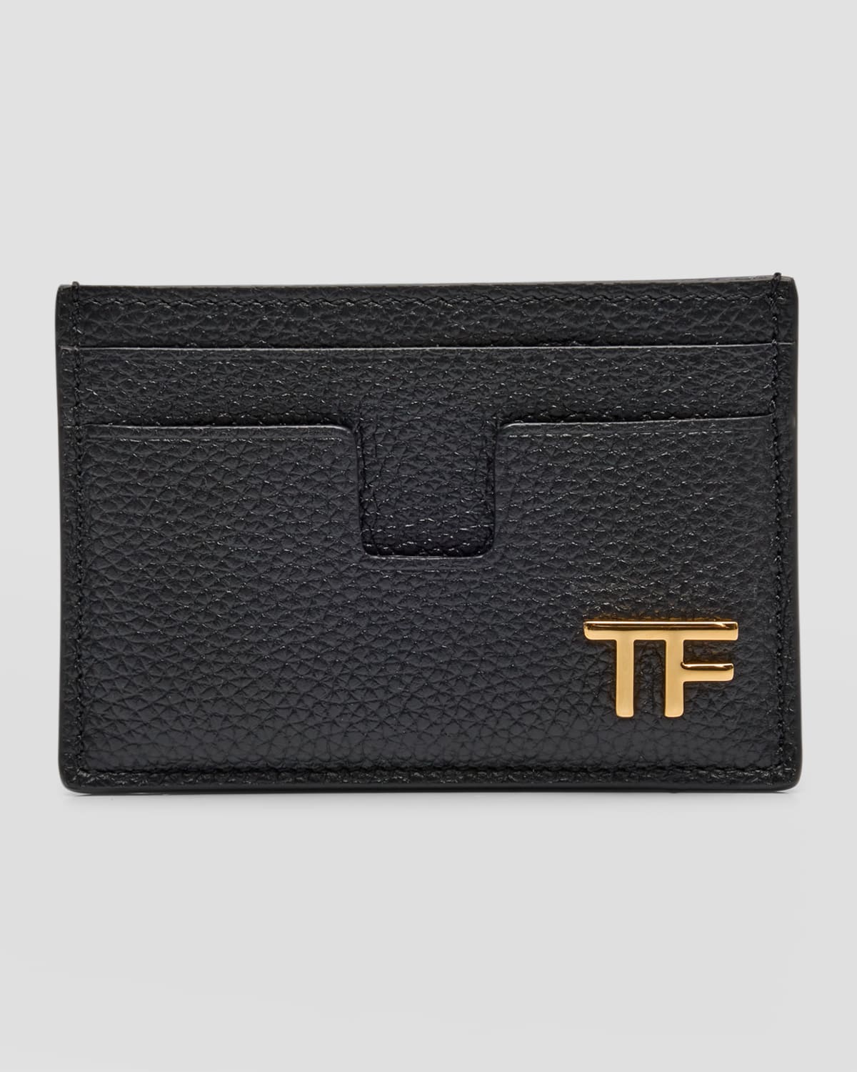 TOM FORD TF Card Holder in Grained Leather