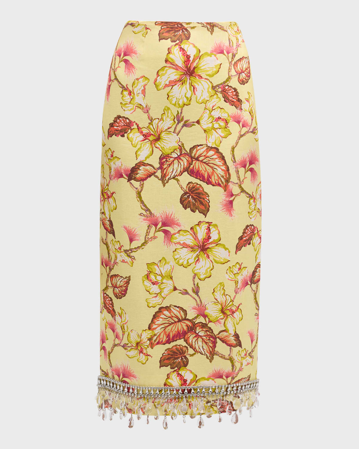 Zimmermann Matchmaker Floral Diamante Skirt