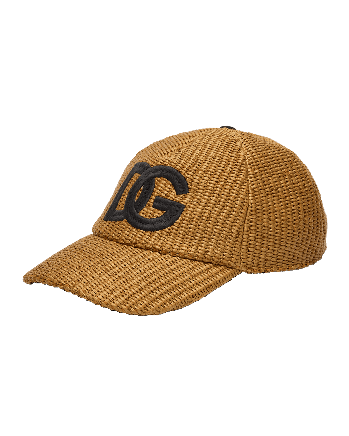 Dolce&Gabbana Men's Embroidered Raffia Baseball Cap