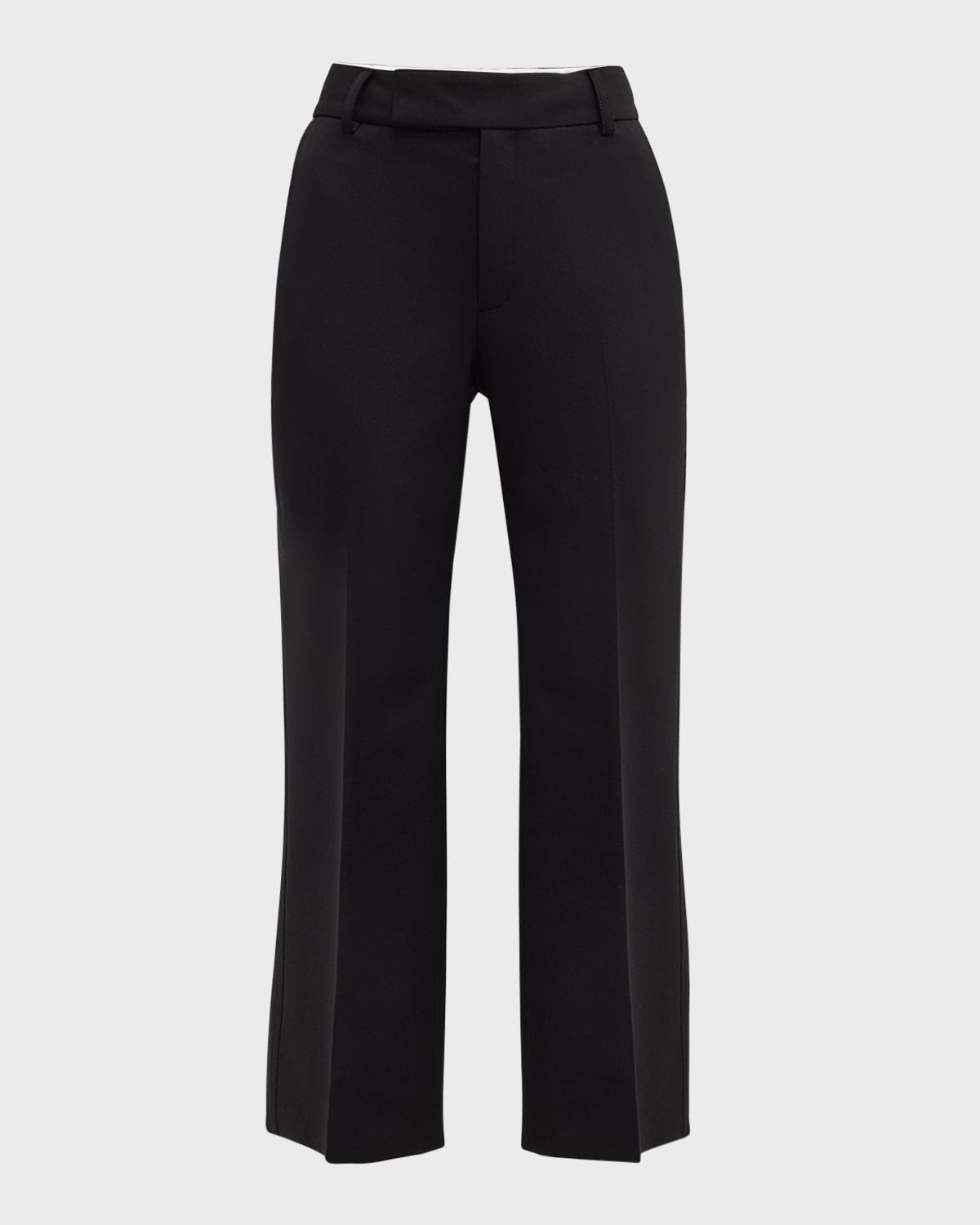 Proenza Schouler Marlene Tropical Wool Kick-Flare Pants