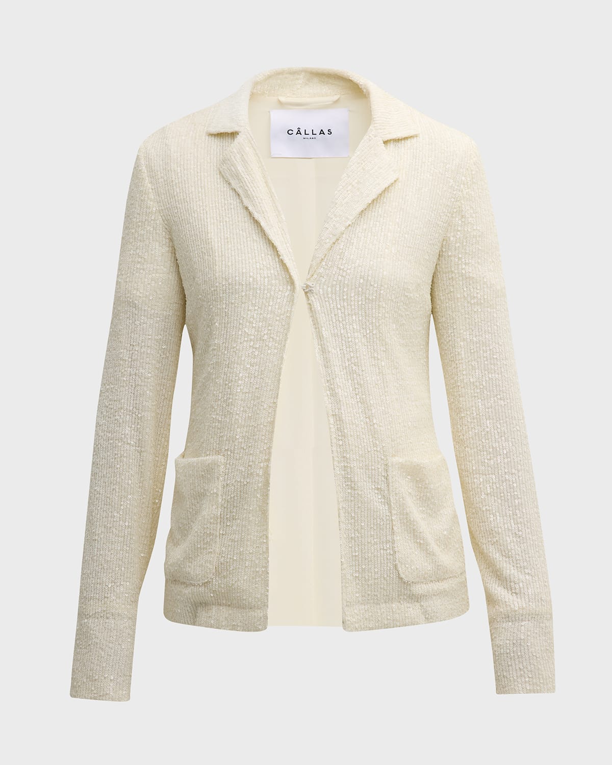 CALLAS Milano Notched-Lapel Sequin Jacket