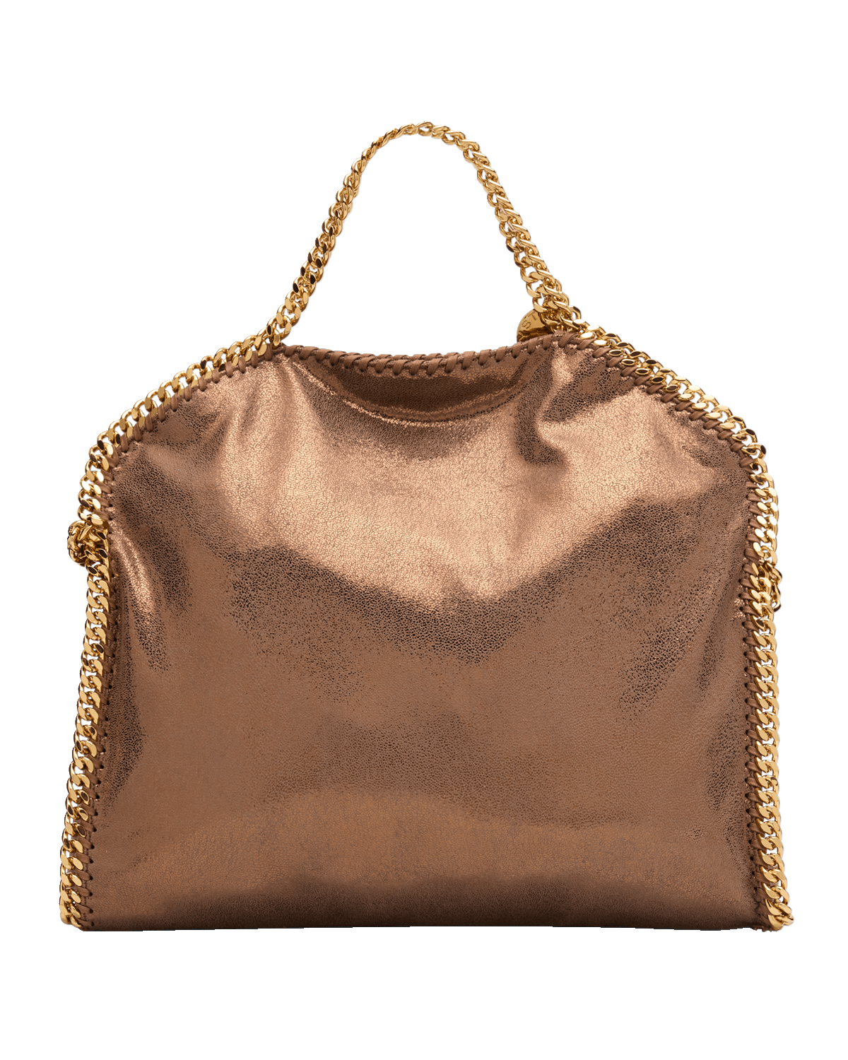 Stella McCartney Falabella Shimmer Fold-Over Tote Bag