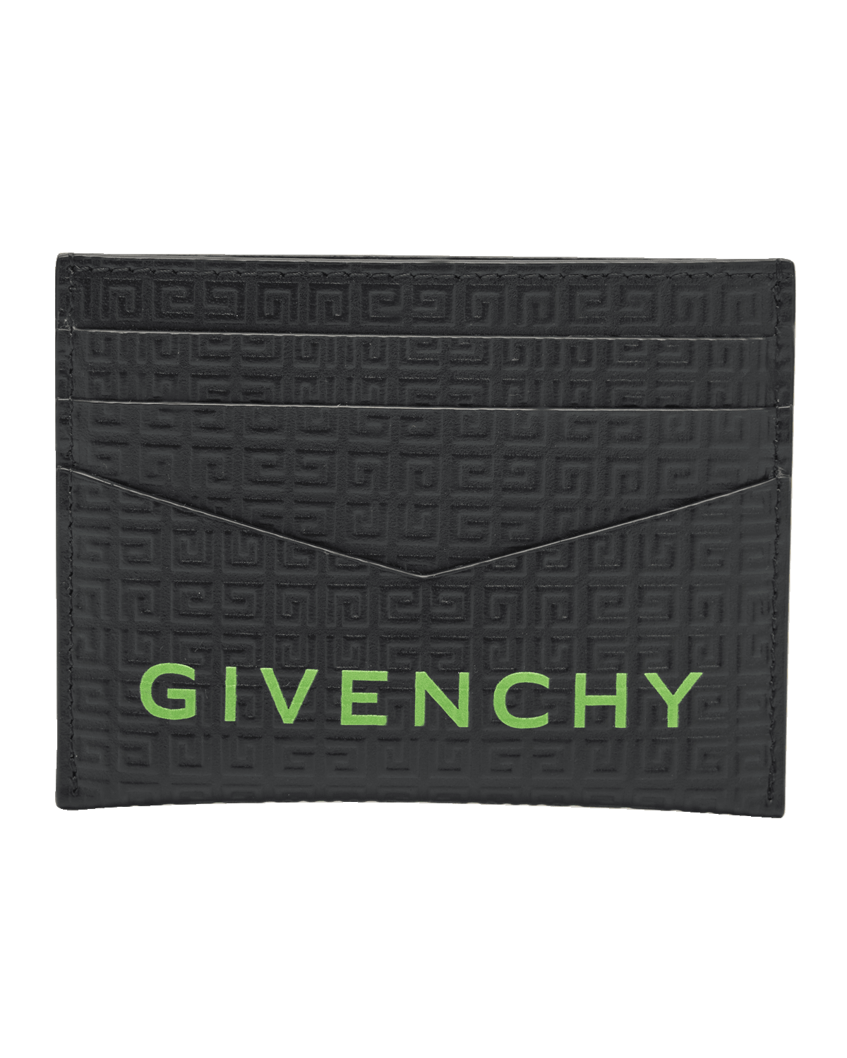 Givenchy Men's 4G Embossed Leather Logo Card Holder