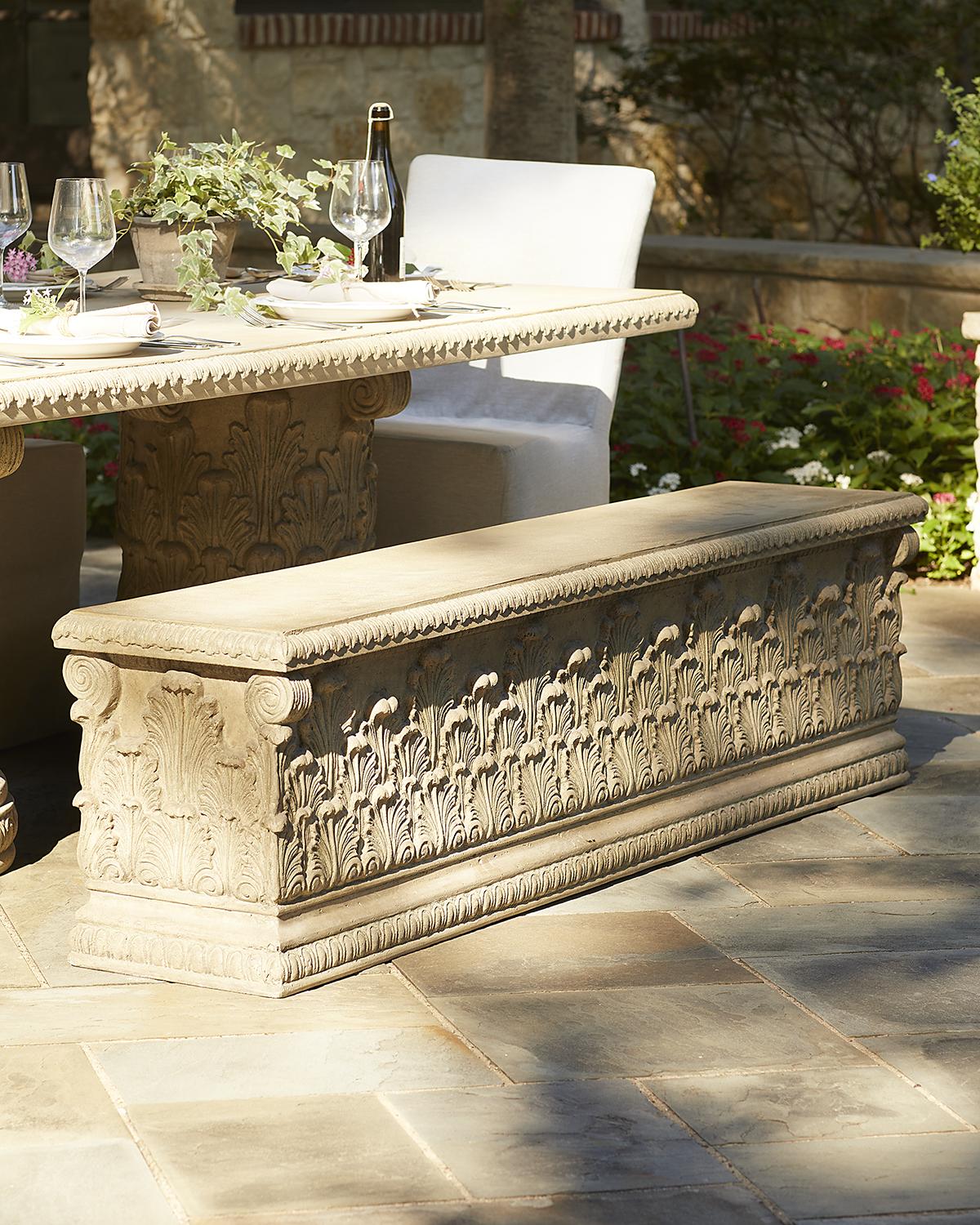 Roman Straight Bench