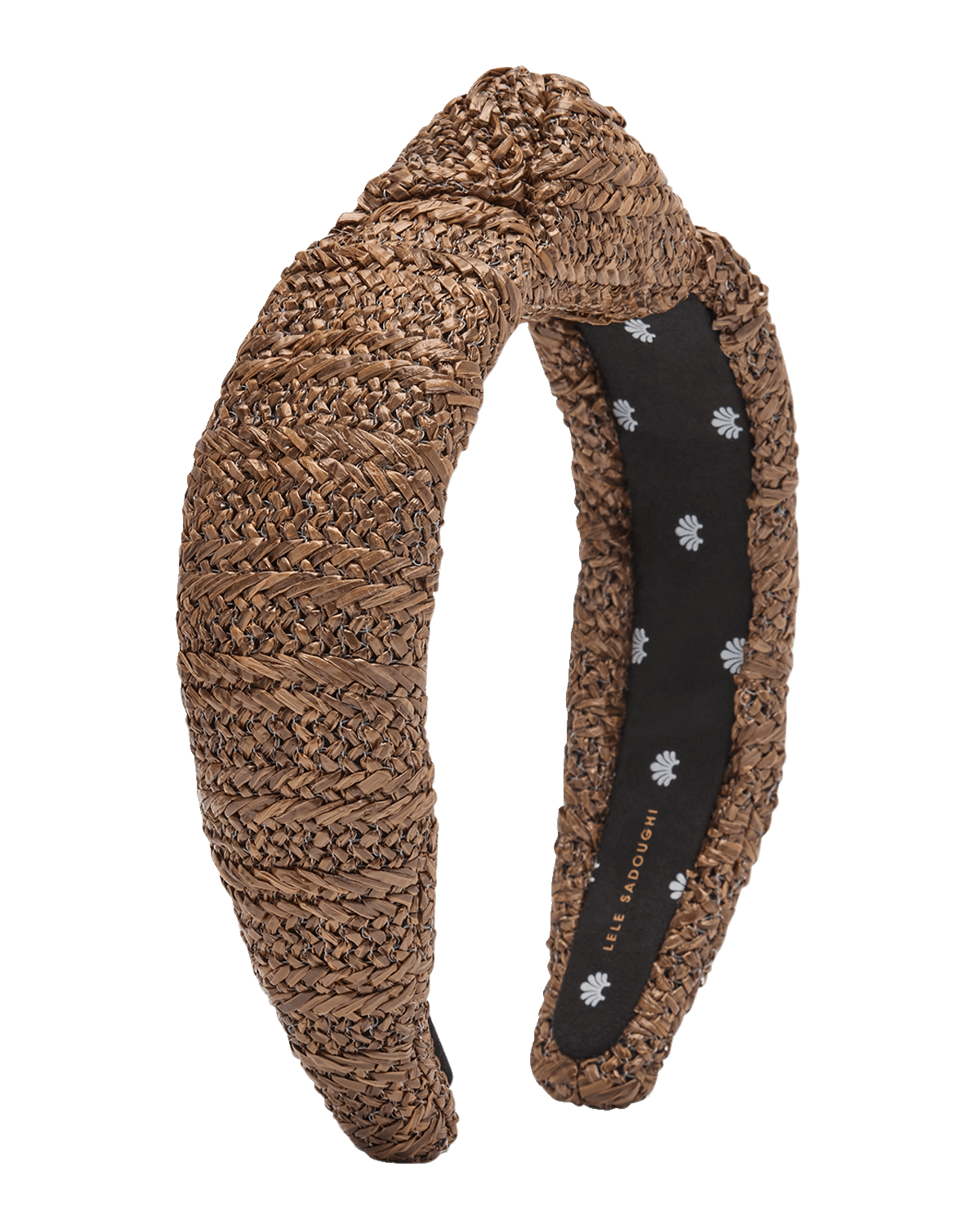 Lele Sadoughi Knotted Raffia Wide Headband