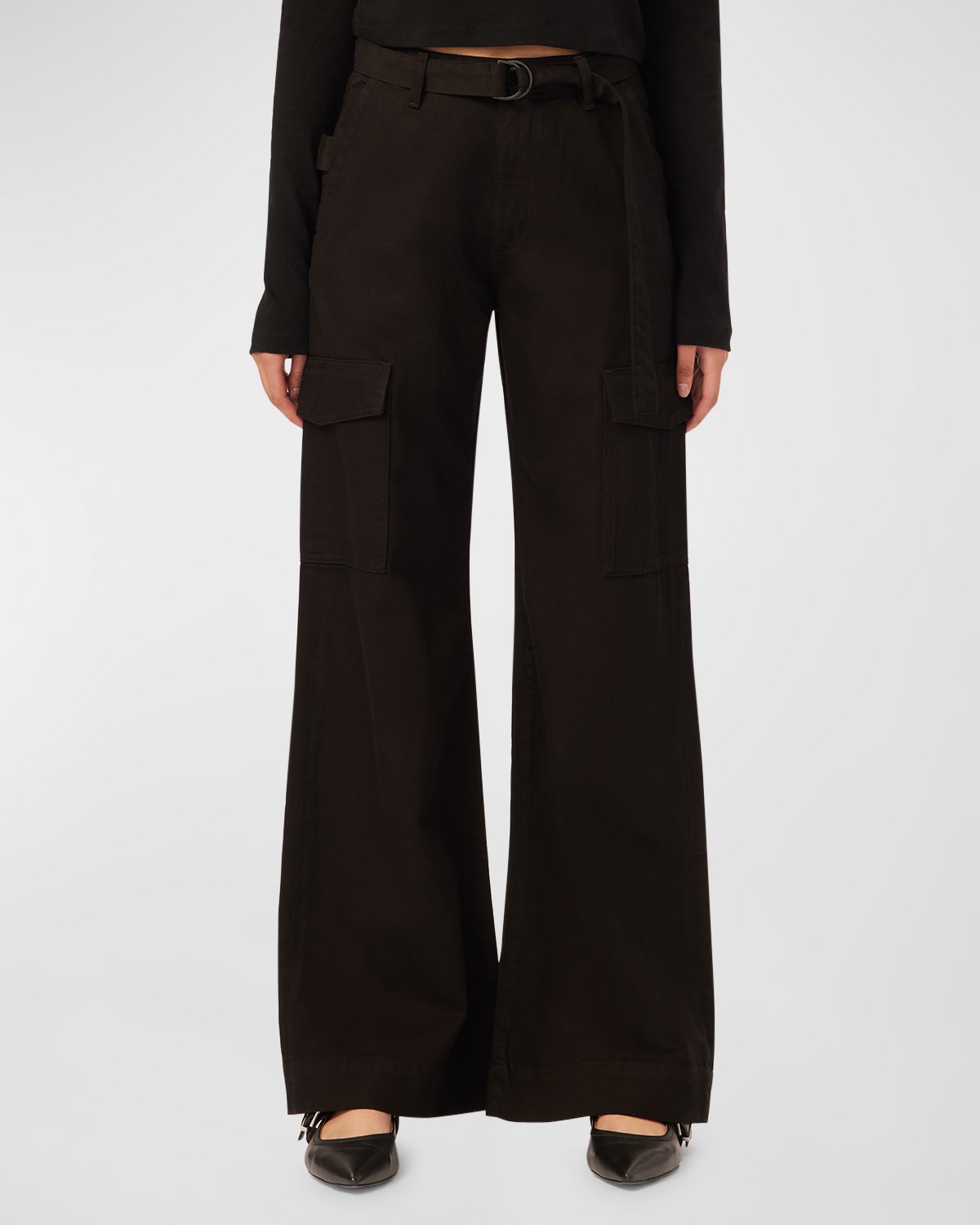 DL1961 Zoie Wide-Leg Relaxed Vintage Cargo Jeans