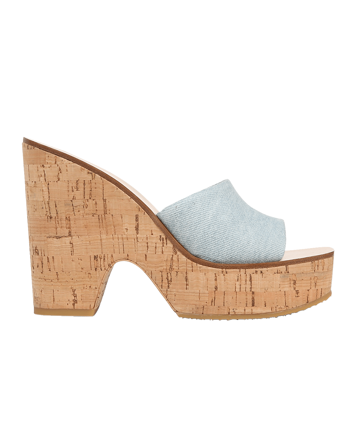 Veronica Beard Paulita Cork Platform Slide Sandals