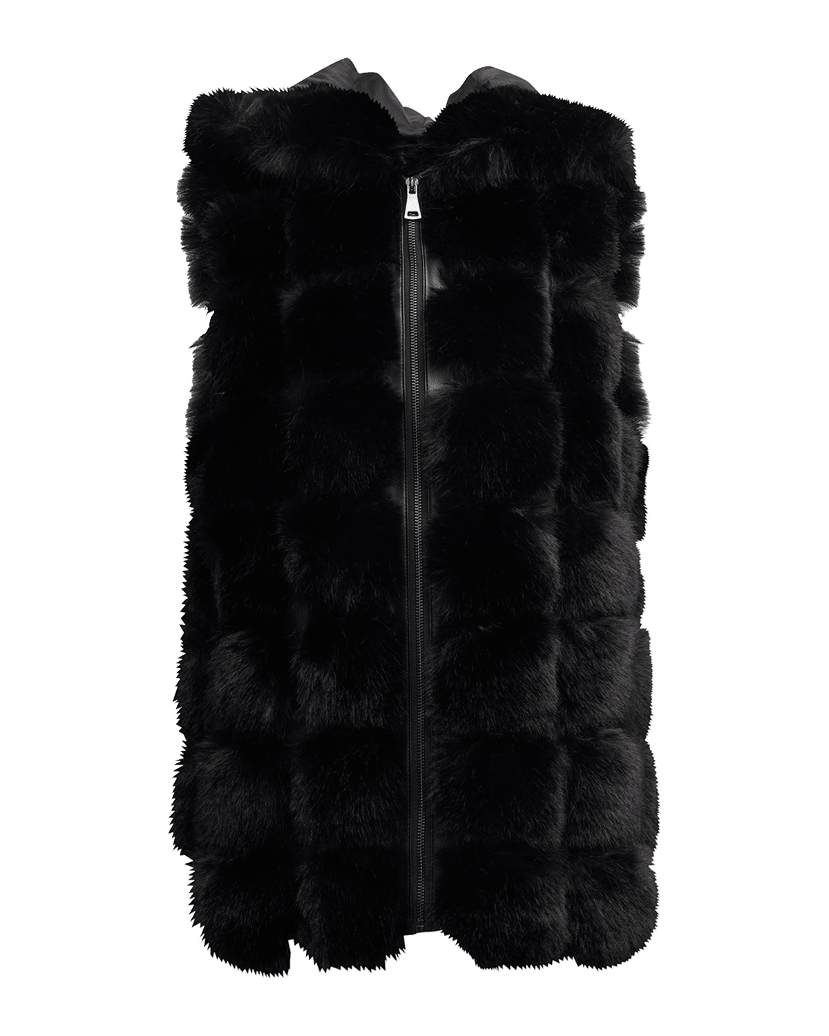 Kelli Kouri Aubelene Hooded Faux Fur Vest