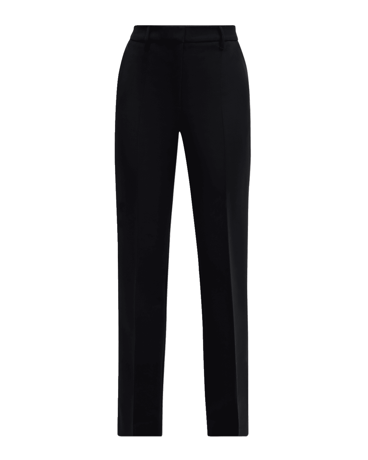 Gabriela Hearst Francisco Mid-Rise Straight-Leg Crepe Pants
