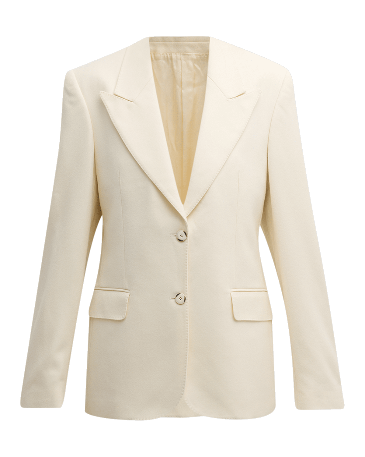 BITE Studios Ecole Flannel Single-Breasted Blazer Jacket