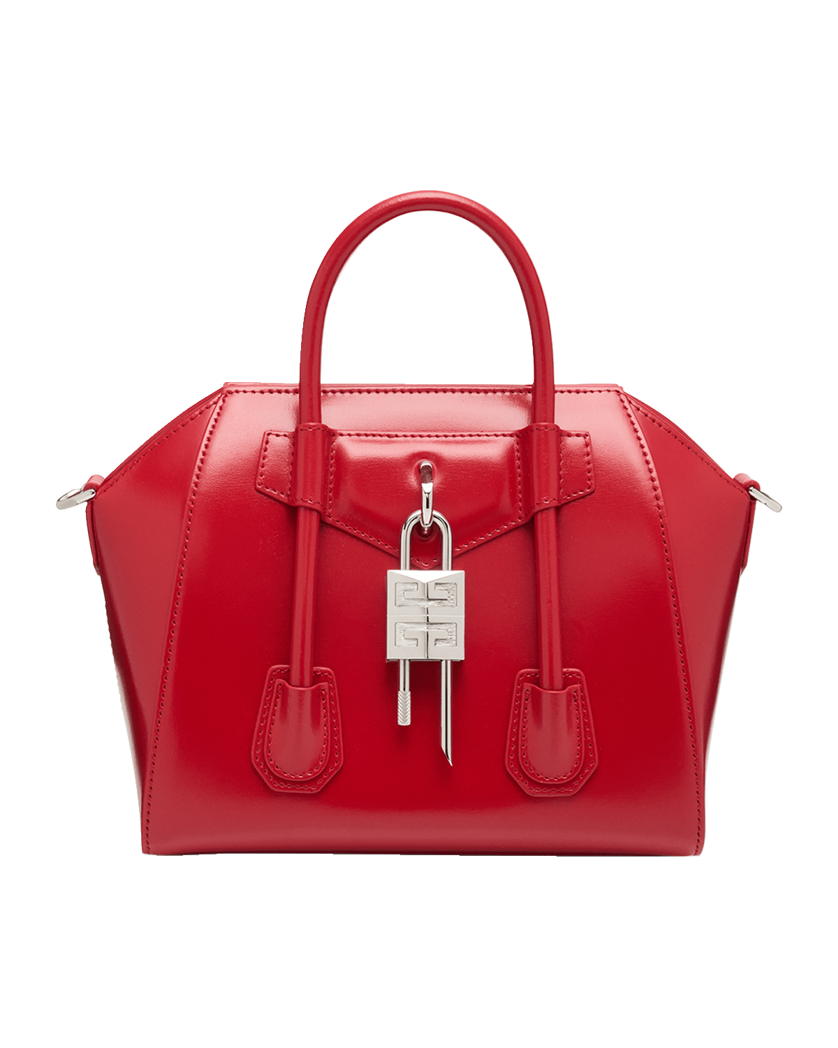 Givenchy Antigona Lock Mini Top Handle Bag in Box Leather