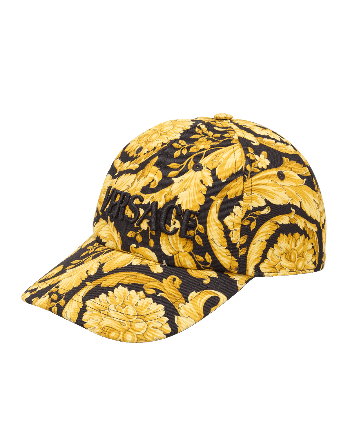 Versace Men's Baroque Logo 6-Panel Baseball Cap