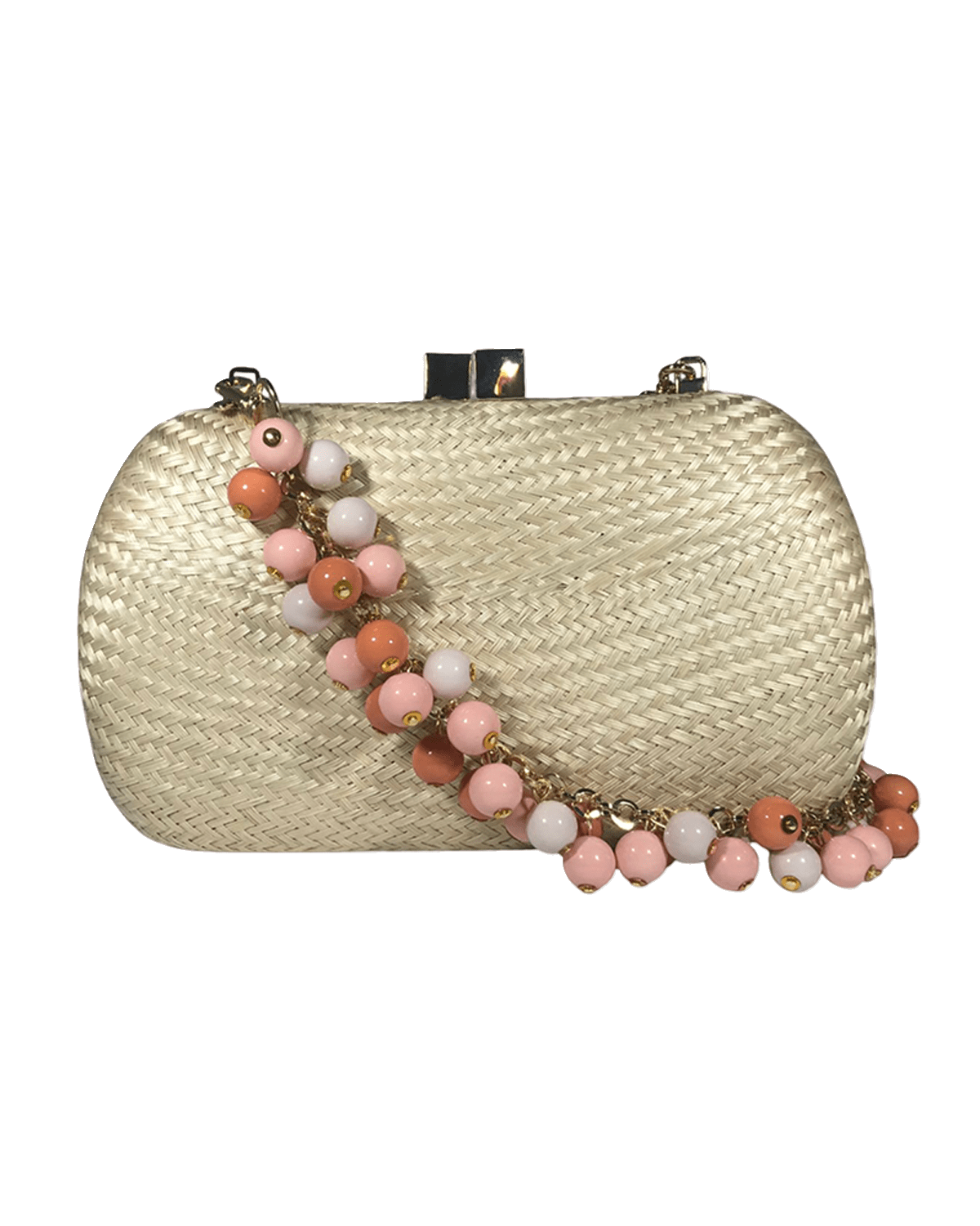 Serpui Josephine Bun Beaded Clutch Bag