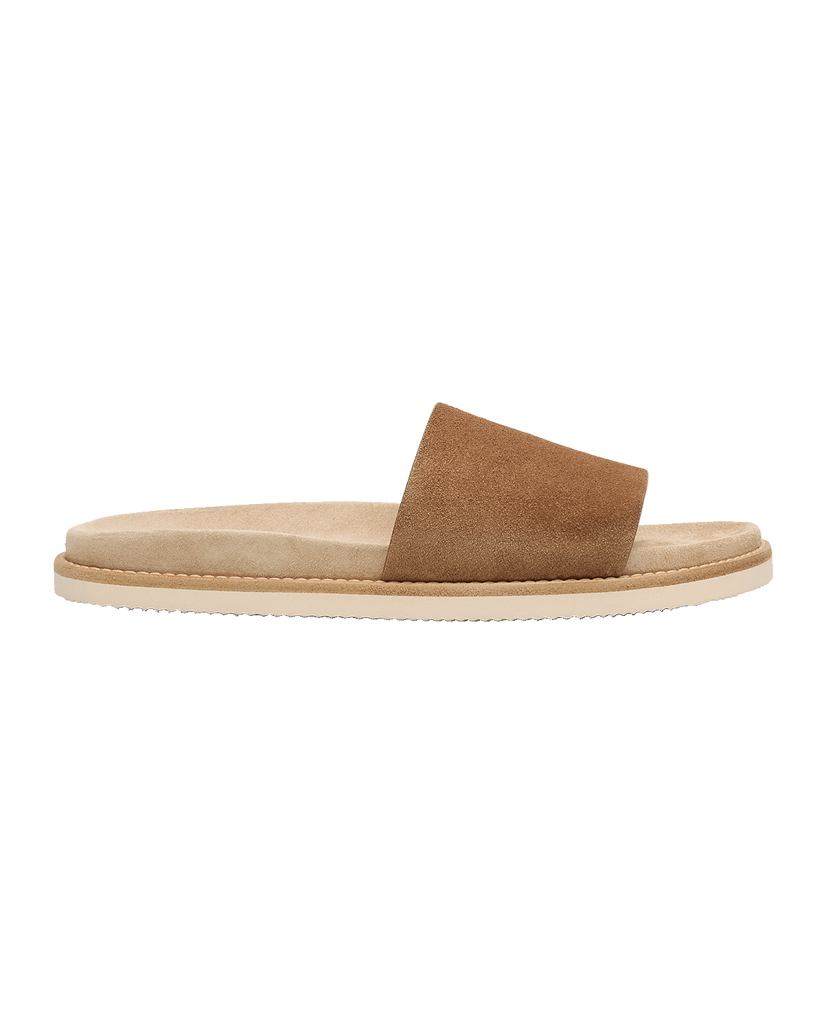 Brunello Cucinelli Men's Suede Slide Sandals