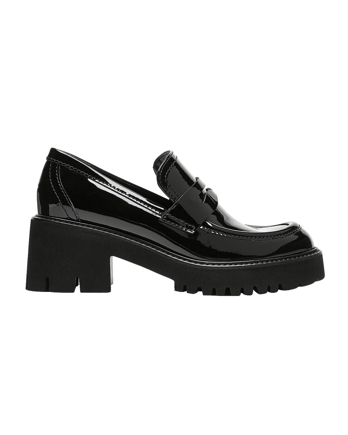 La Canadienne Readmid Patent Leather Penny Loafers
