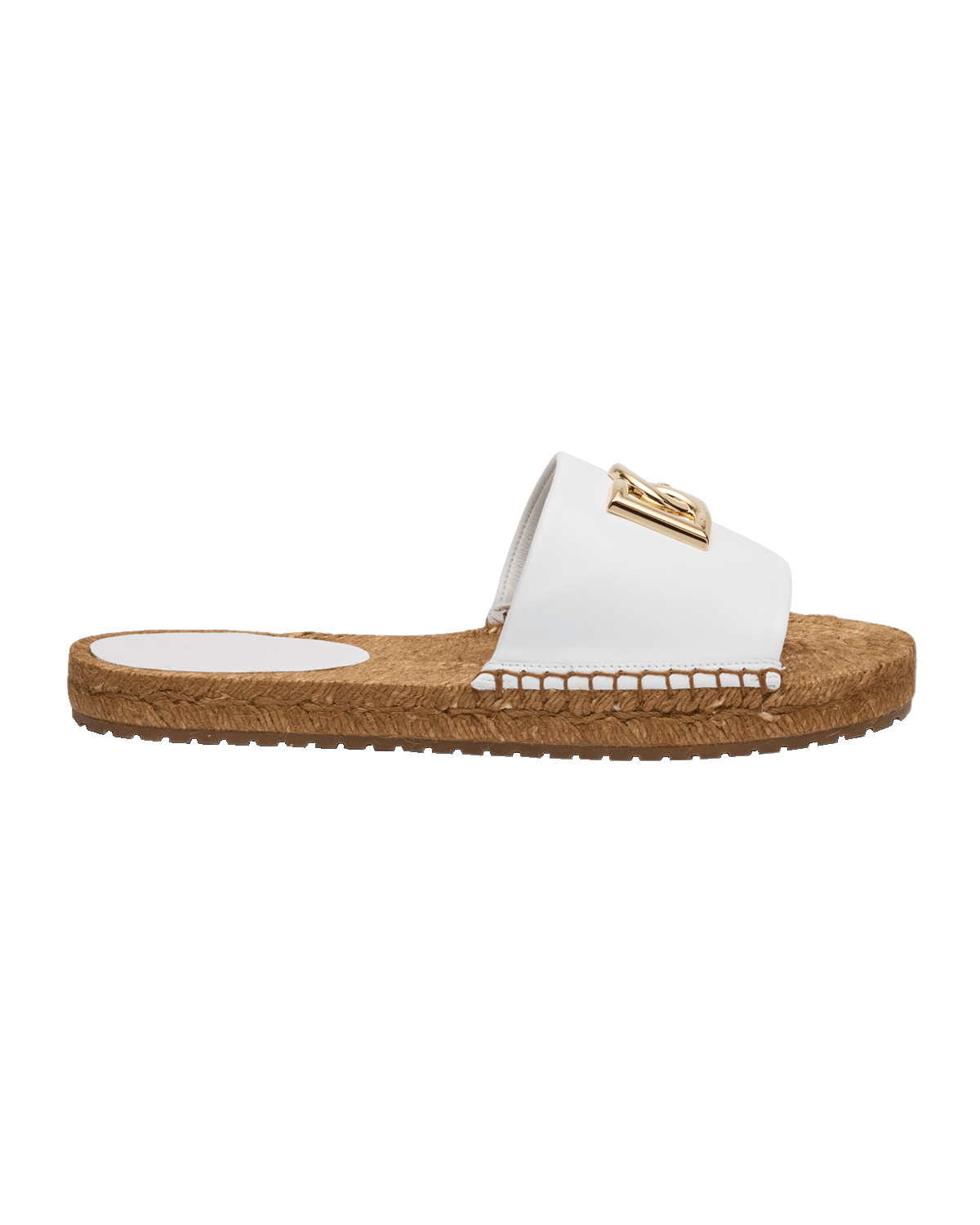 Dolce&Gabbana DG Medallion Napa Espadrille Sandals