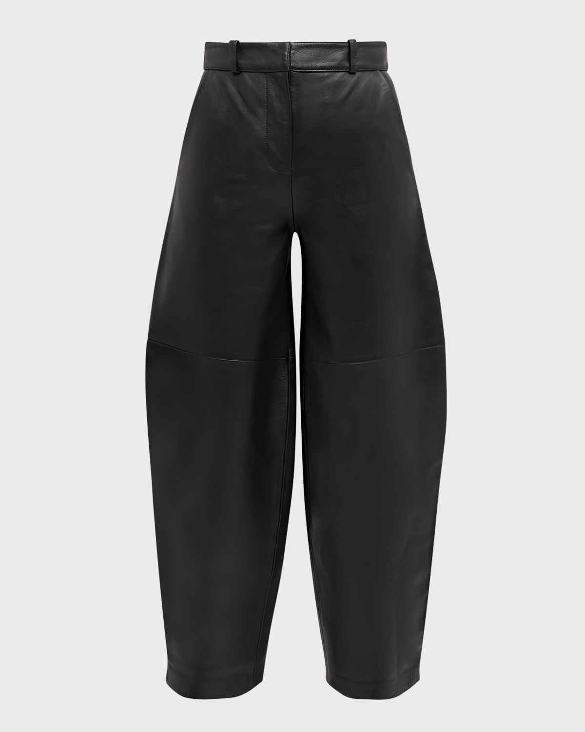 Co High-Rise Wide-Leg Leather Balloon Pants