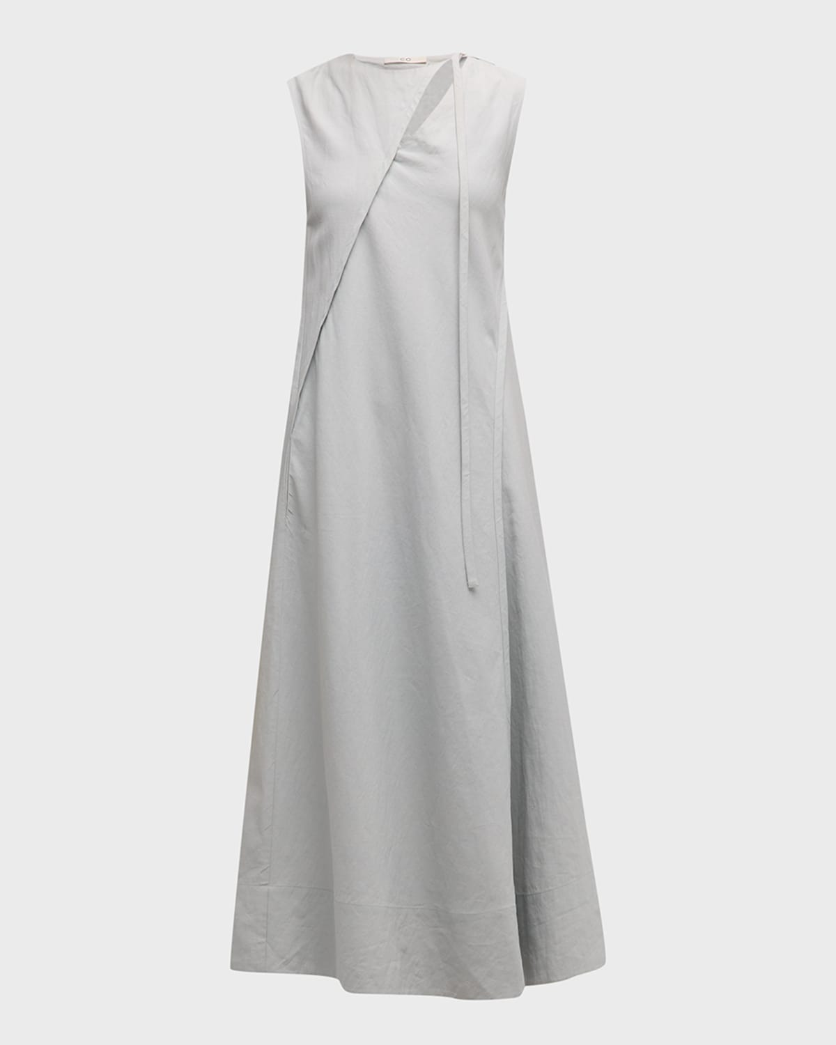 Co Sleeveless Linen Maxi Slip Dress