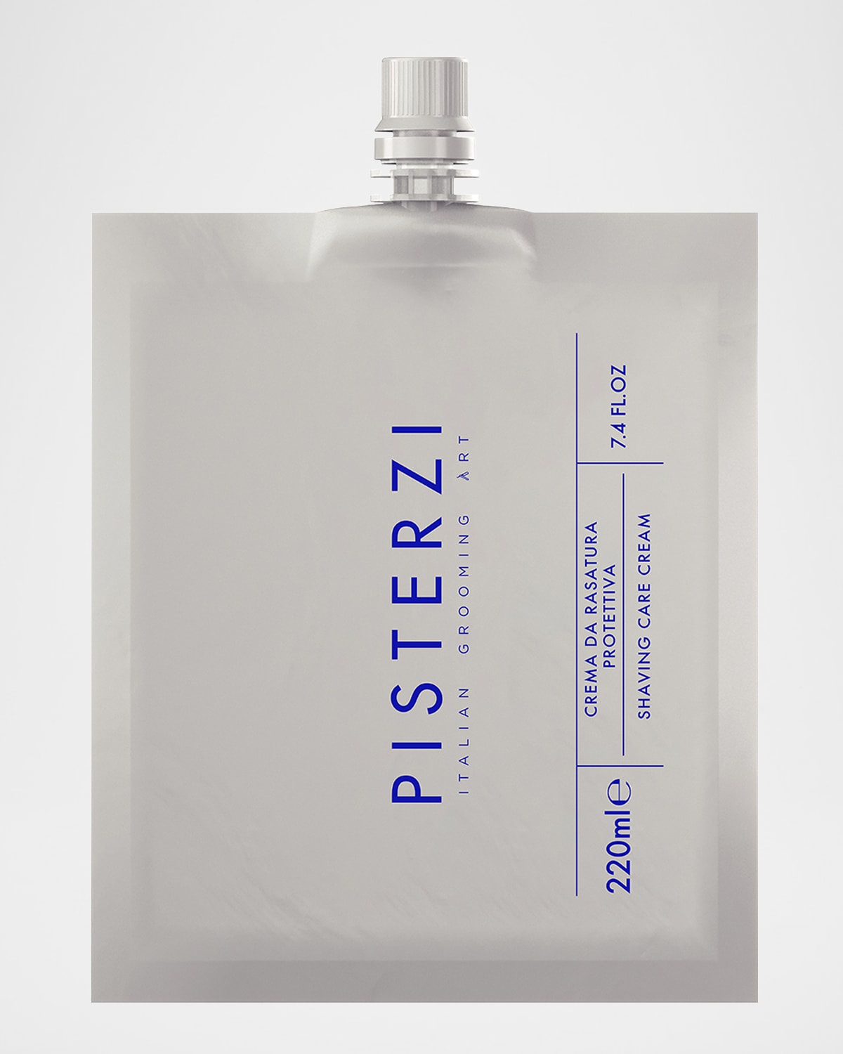 PISTERZI Shaving Care Cream Refill Pouch, 7.4 oz.